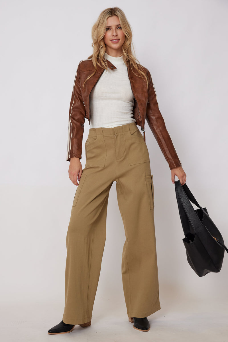 SALE - Leland Wide Leg Cargo Pants – fab'rik