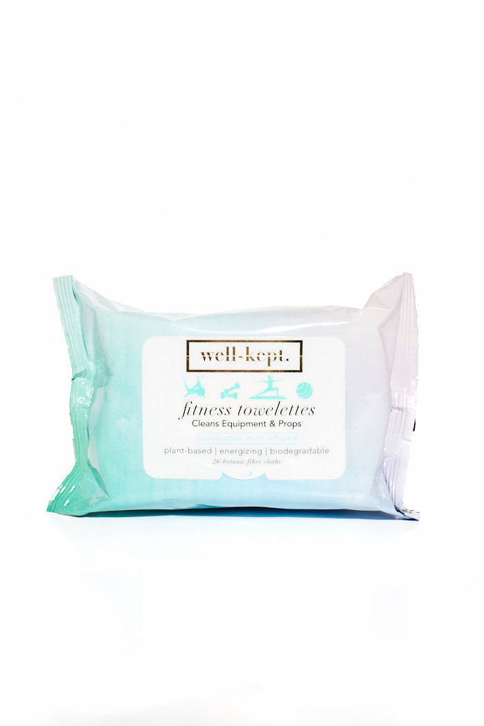 WELL KEPT Yoga Mat Wipes for a Fresh and Clean Workout Experience fab'rik