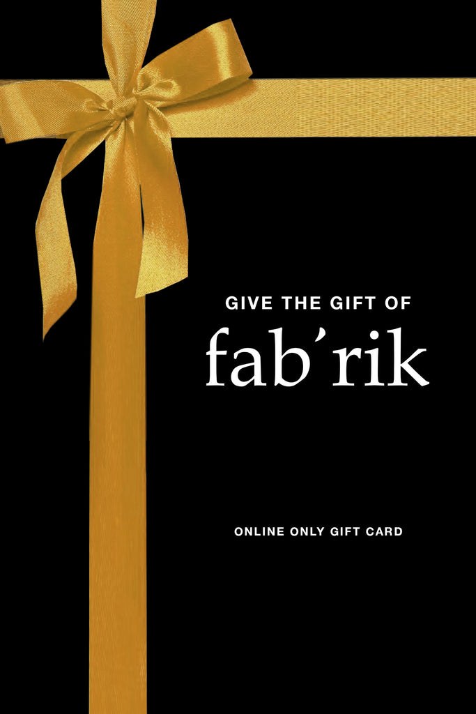 Online Gift card - fab'rik