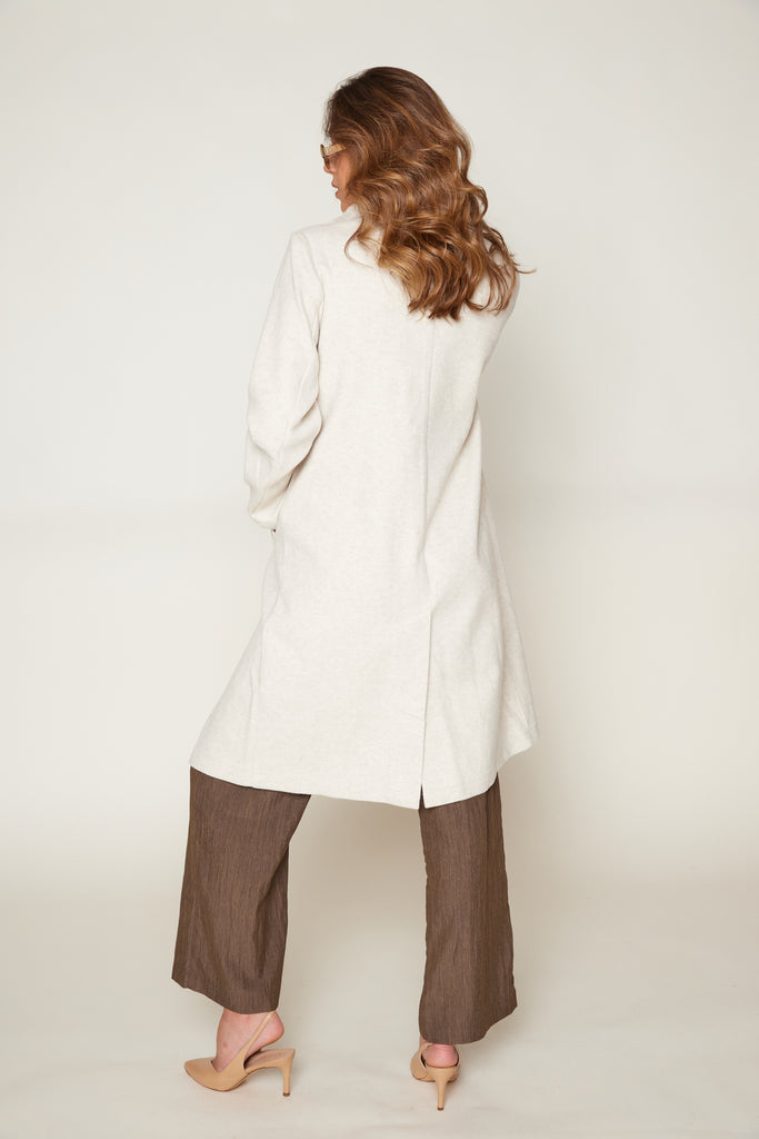 Milan Fur Collar Long Coat