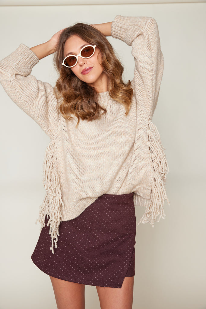 Cora Fringe Sweater