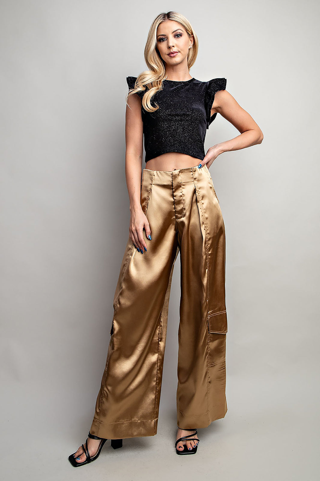 Chambers Satin Cargo Pant - fab'rik