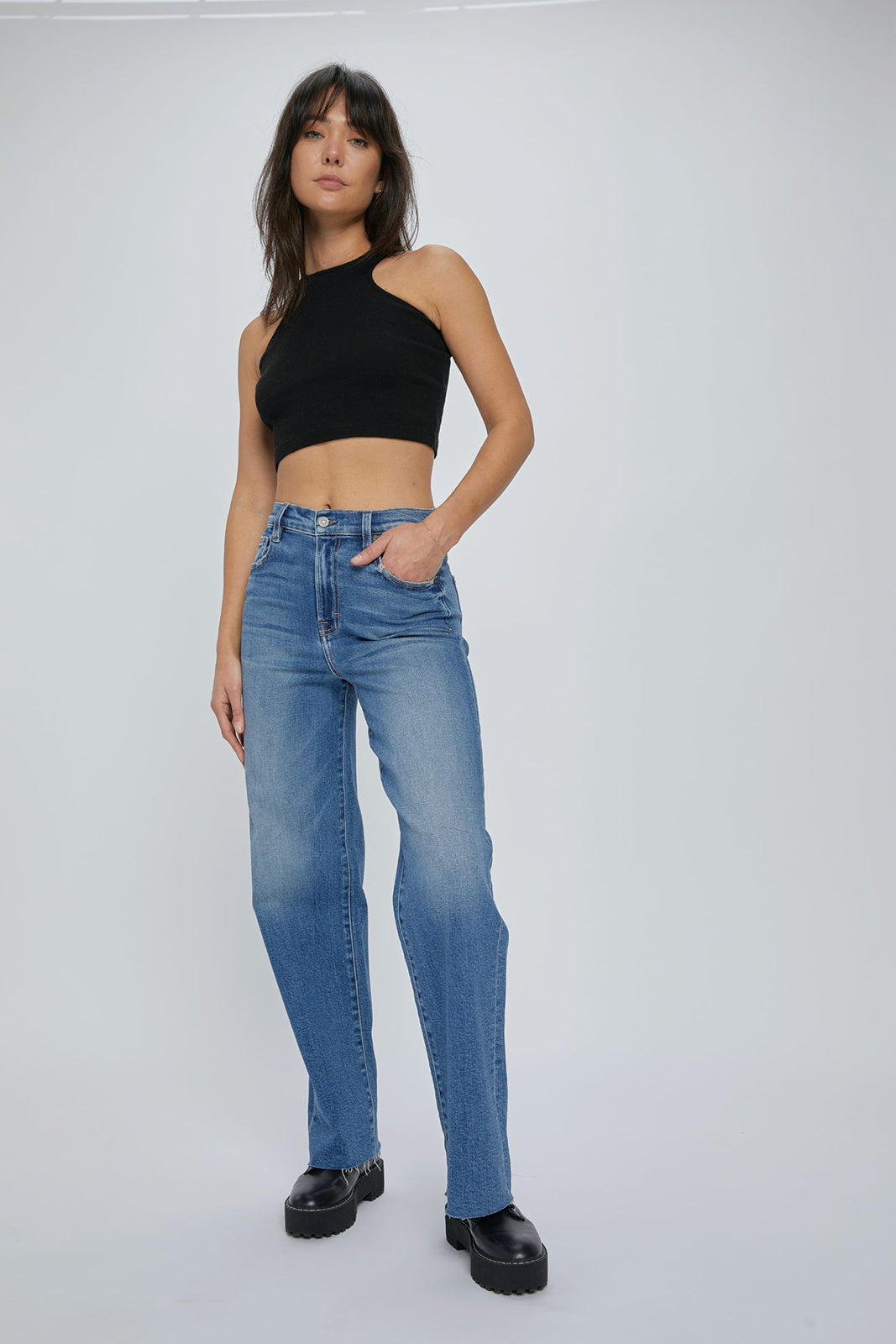 Logan High Waist Dad Jean - fab'rik