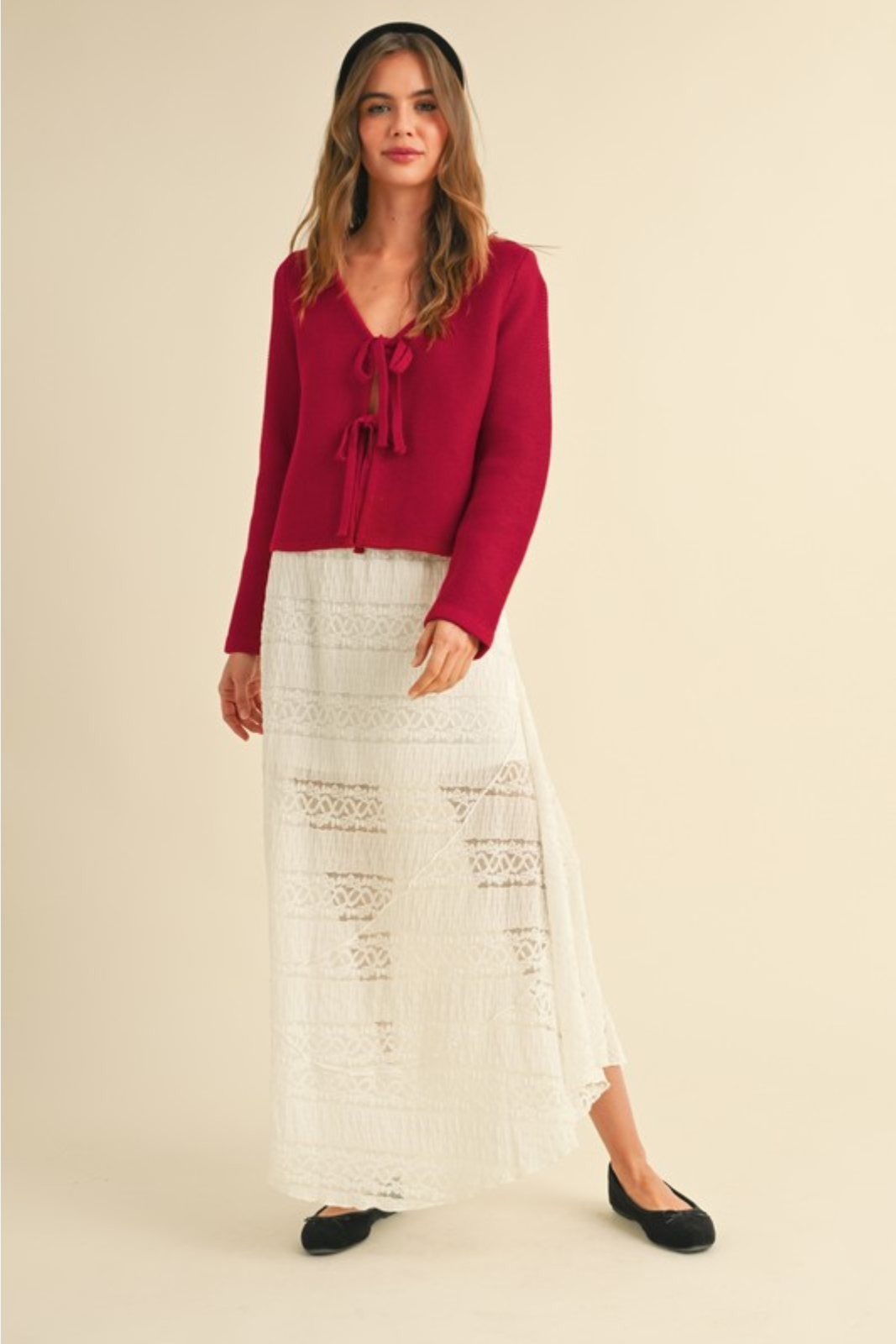 Tony Lace Maxi Skirt