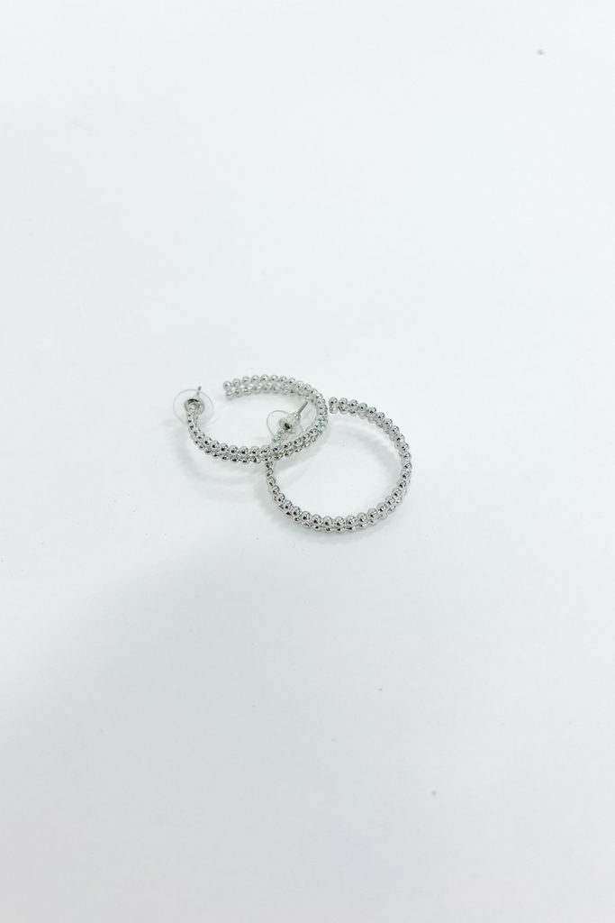 Nala Ball Hoop Earrings - fab'rik