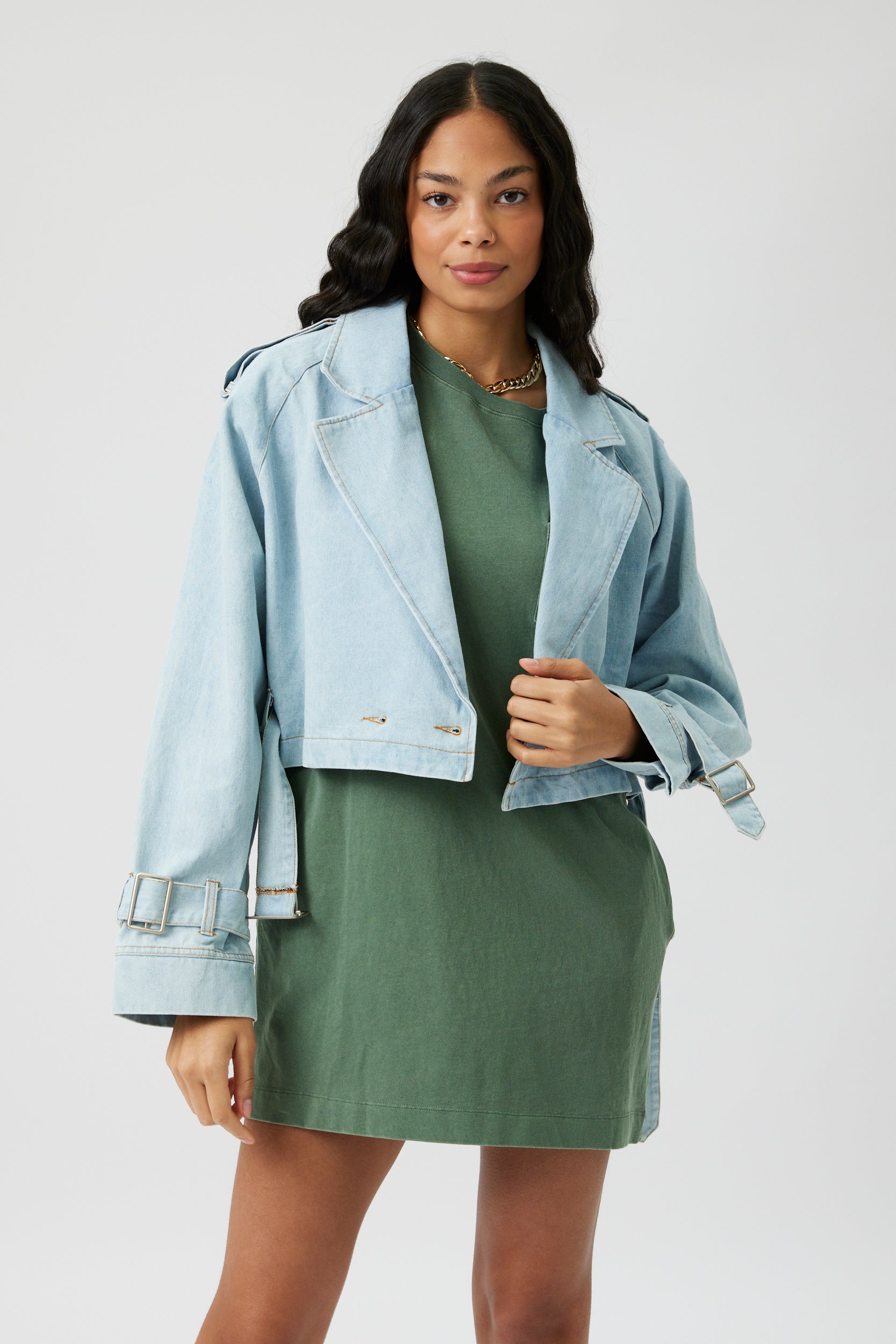 Conrad Denim Cropped Jacket - fab'rik