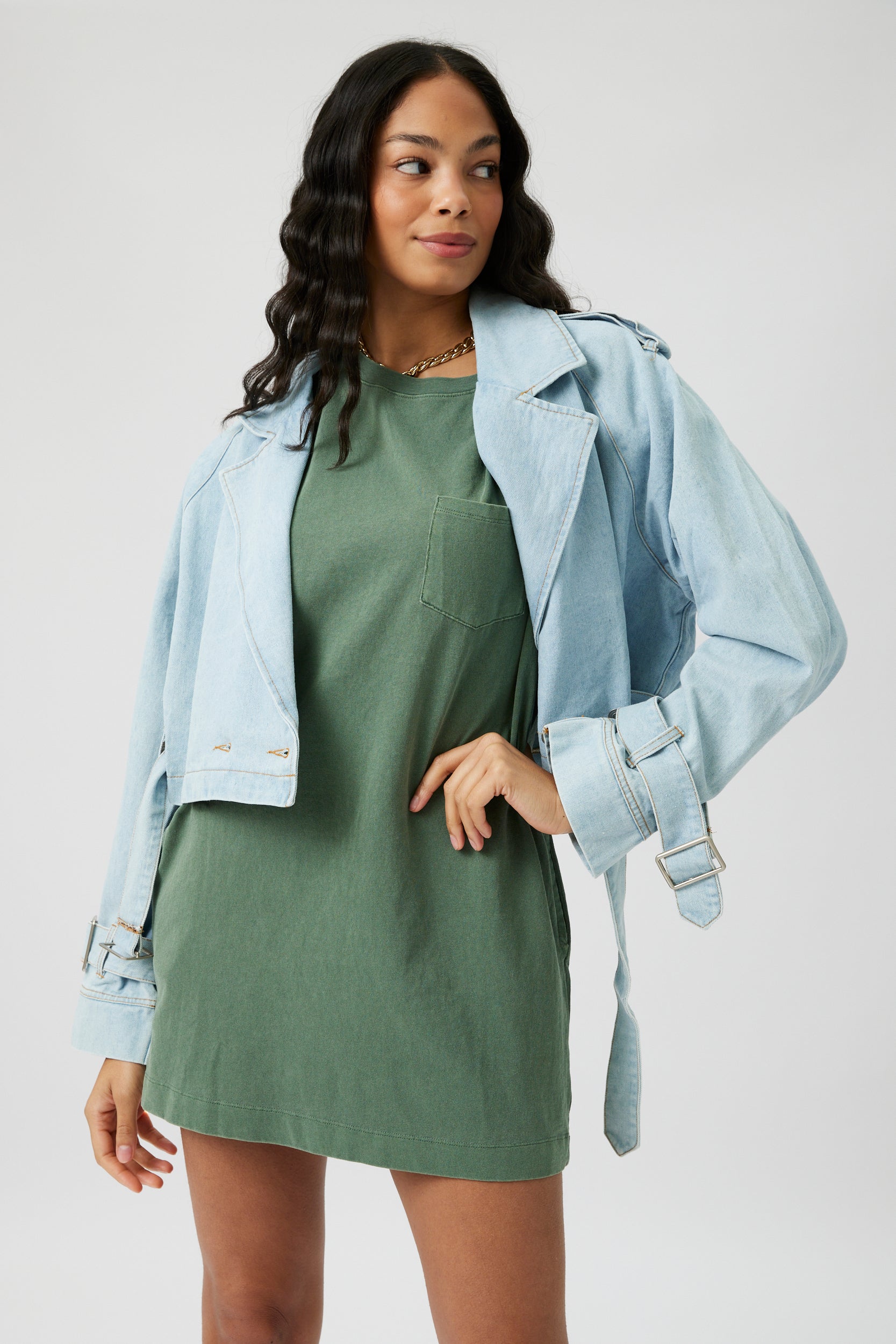 Conrad Denim Cropped Jacket - fab'rik