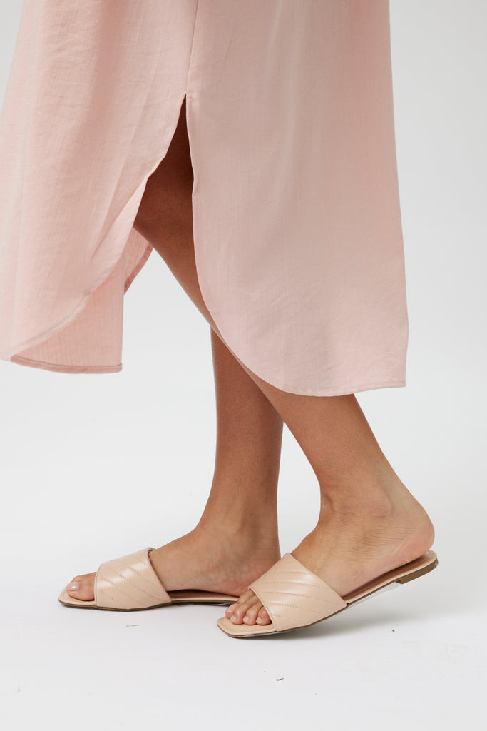 Lilli Flat Slide Sandal - fab'rik