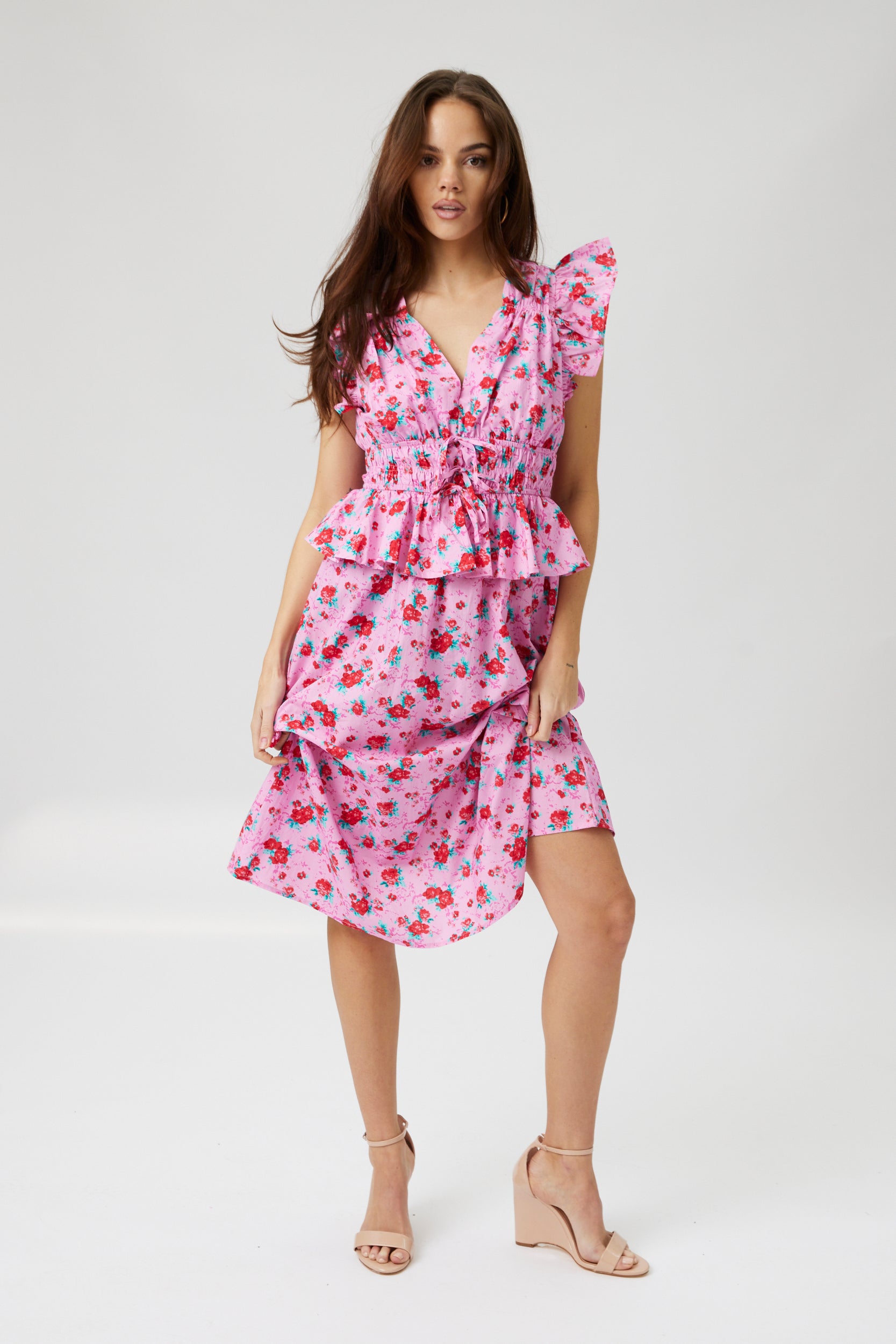 Kye Printed Midi Dress - fab'rik