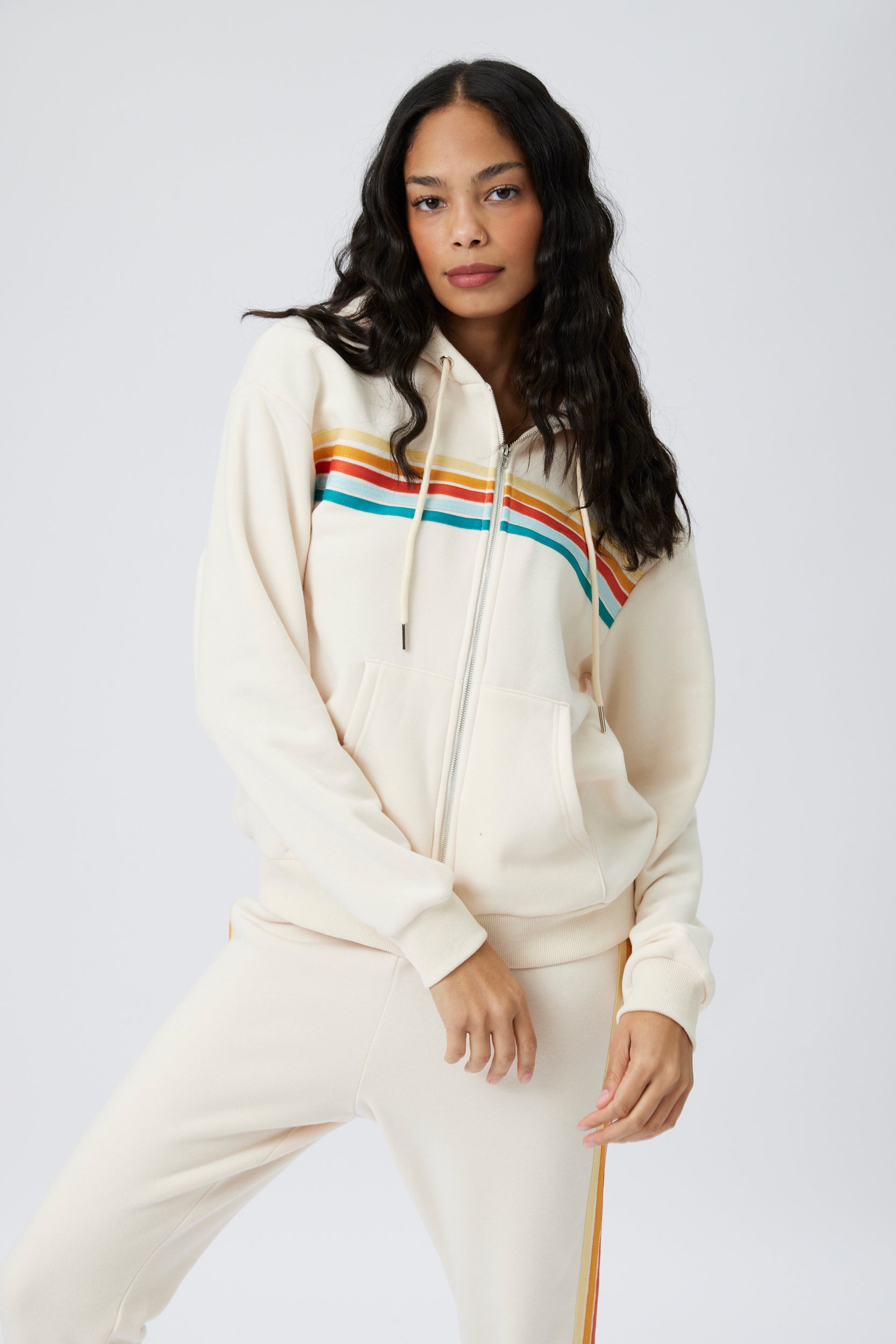 Monica Striped Hoodie - fab'rik