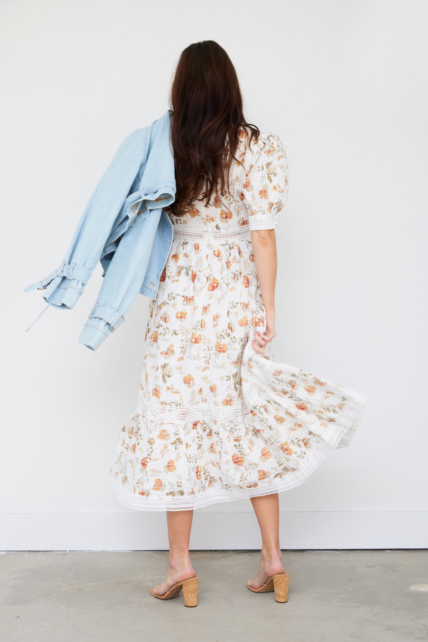 Anita Puff Sleeve Midi Dress - fab'rik