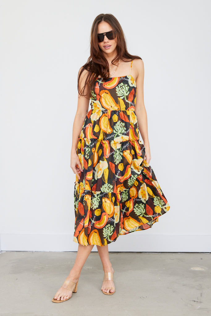 Tallia Printed Midi Dress - fab'rik