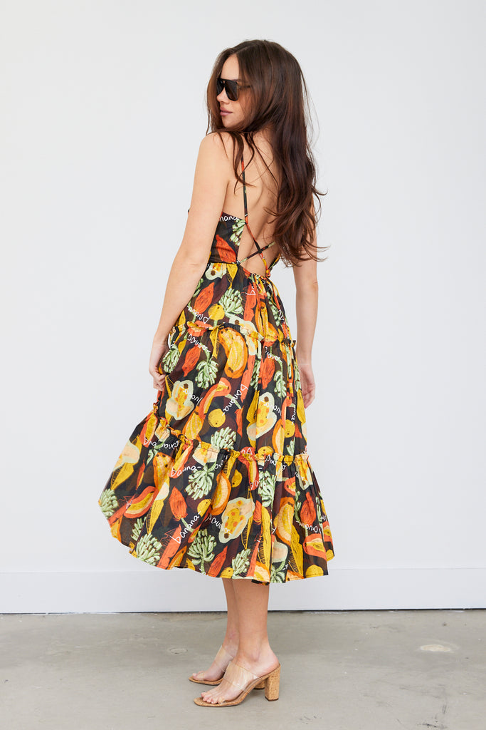 Tallia Printed Midi Dress - fab'rik