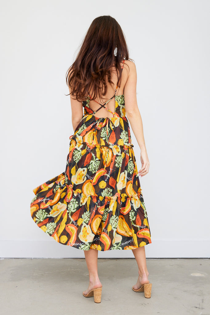 Tallia Printed Midi Dress - fab'rik