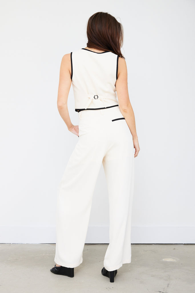 Phoenix Contrast Detail Vest - fab'rik