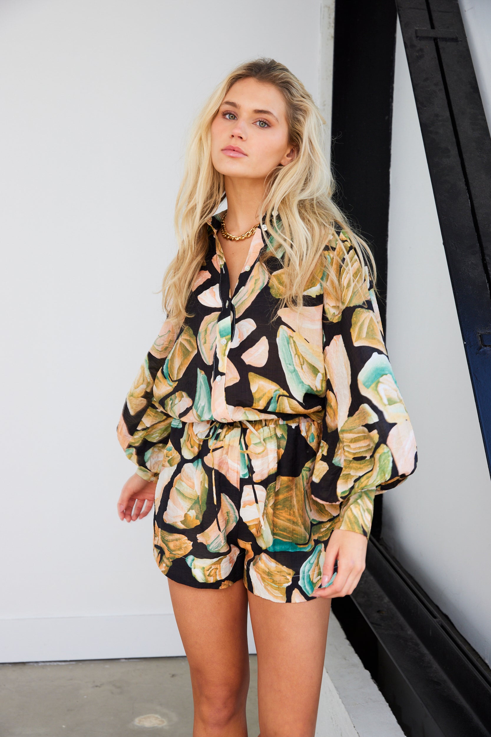 Morgan Printed Blouse - fab'rik