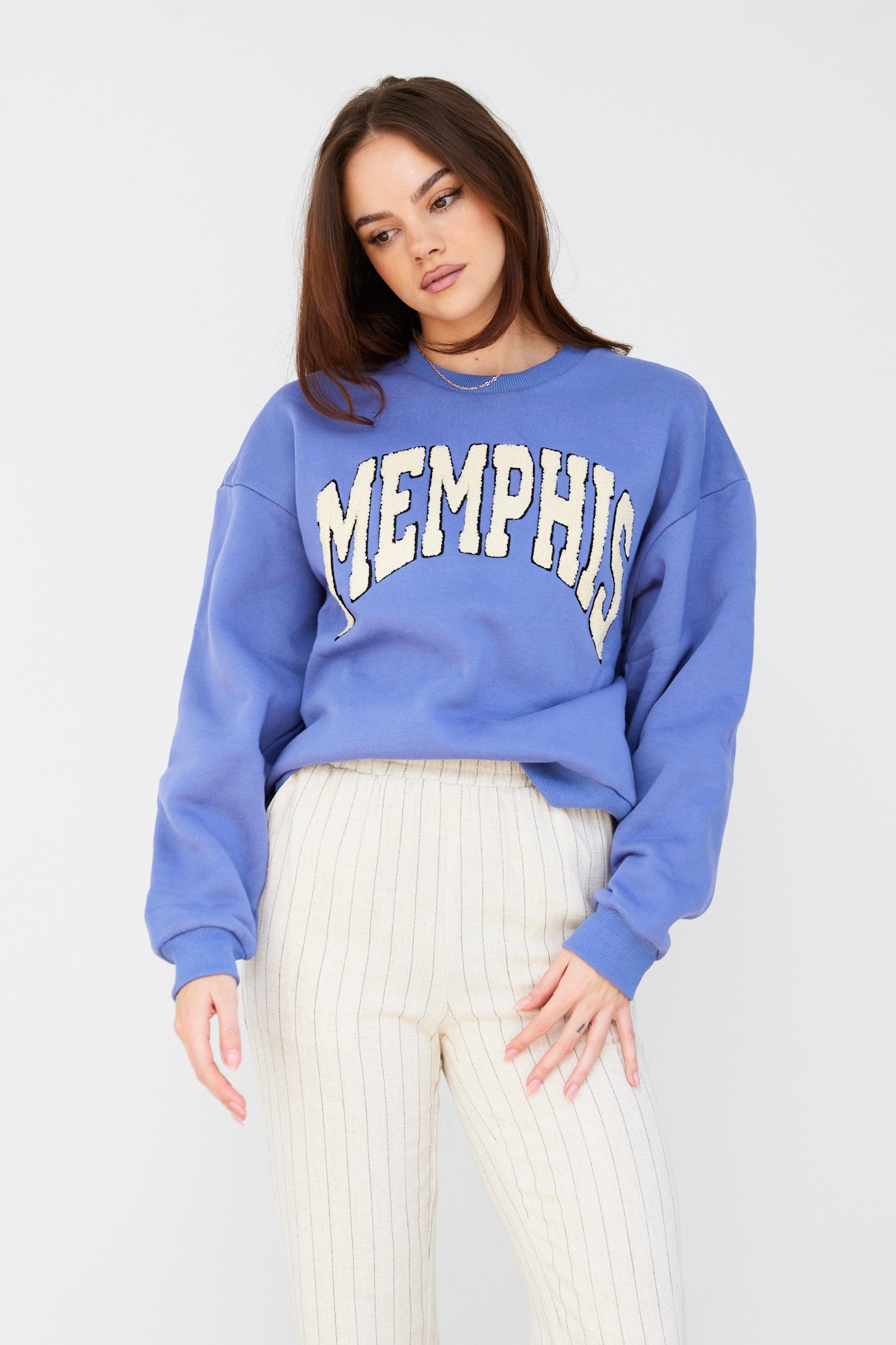 Winters Letter Patch Sweatshirt - fab'rik
