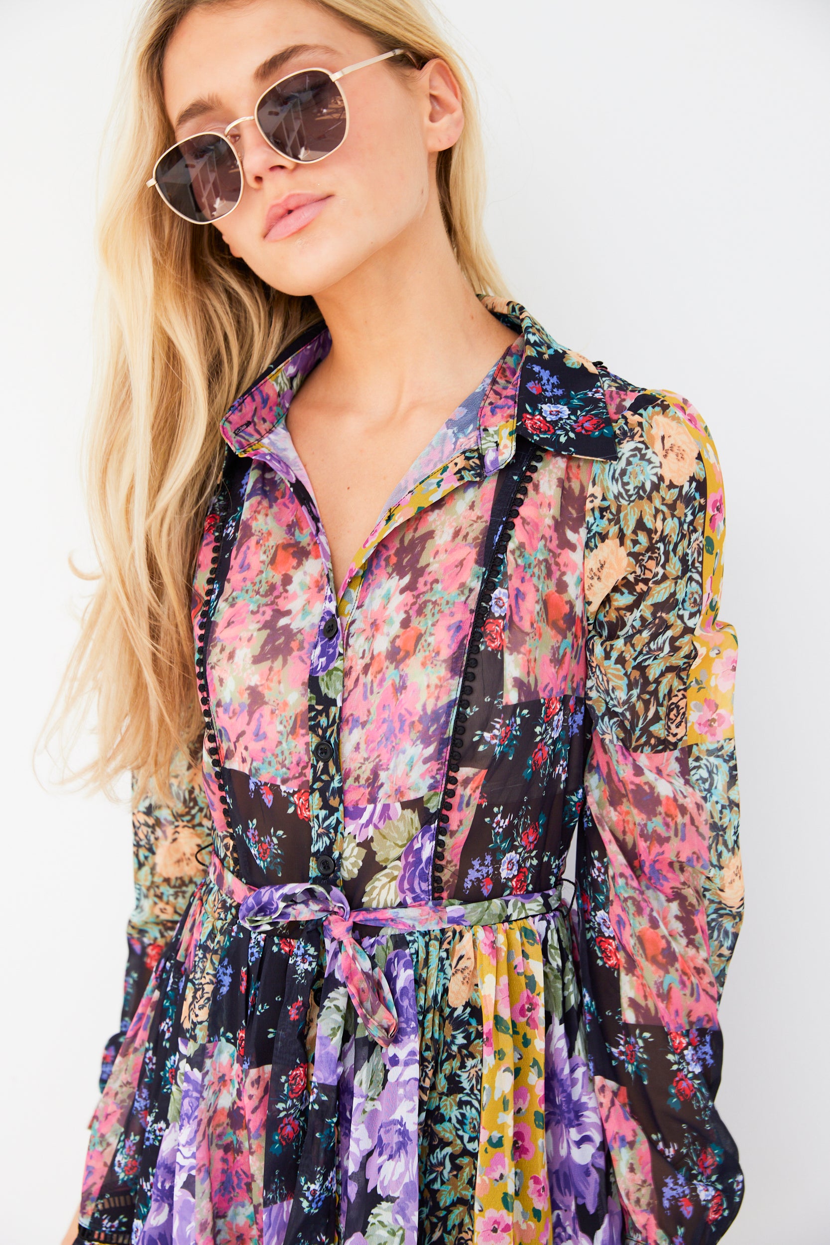 Cleo Floral Print Dress - fab'rik