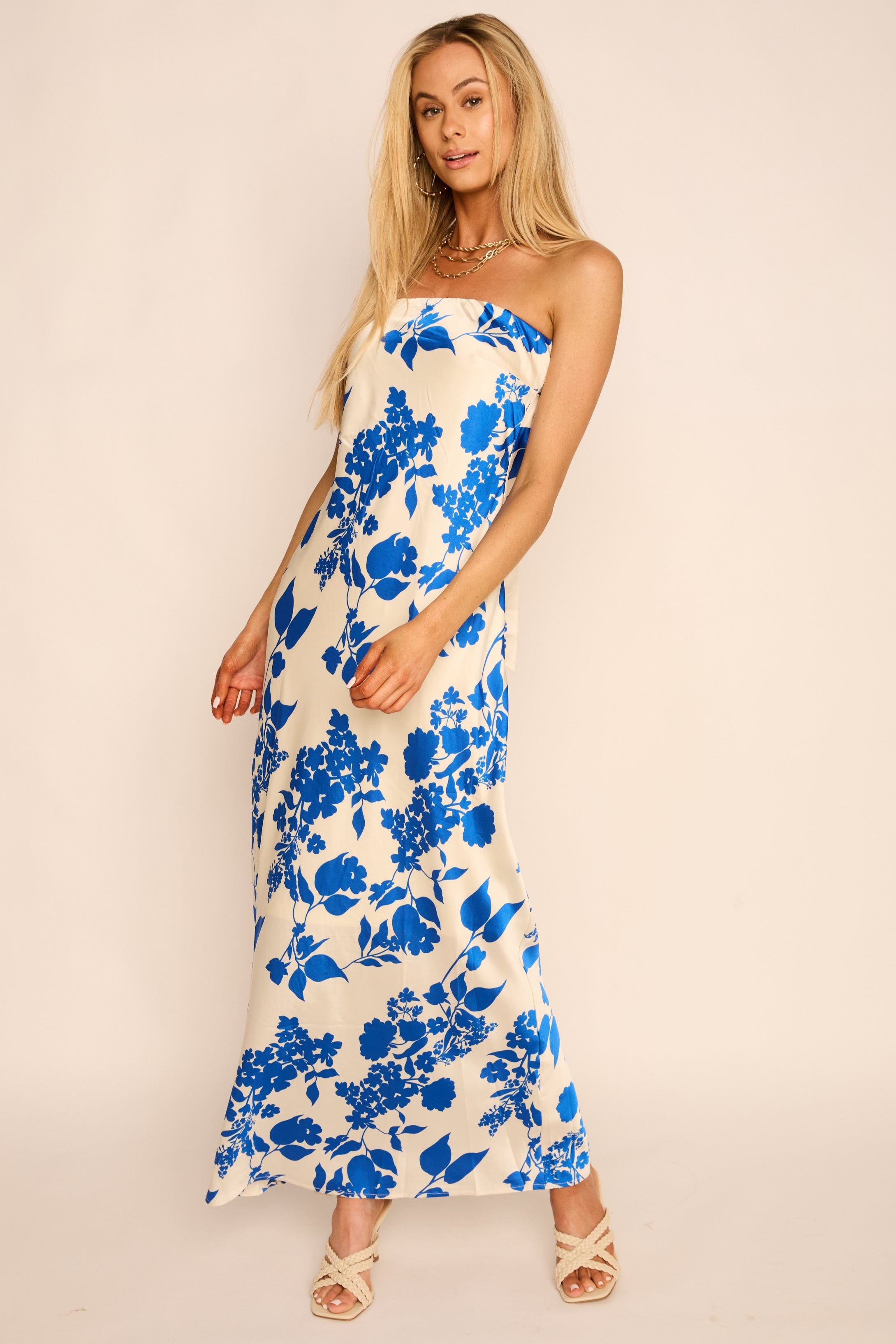 Nicole Cowl Back Maxi Dress