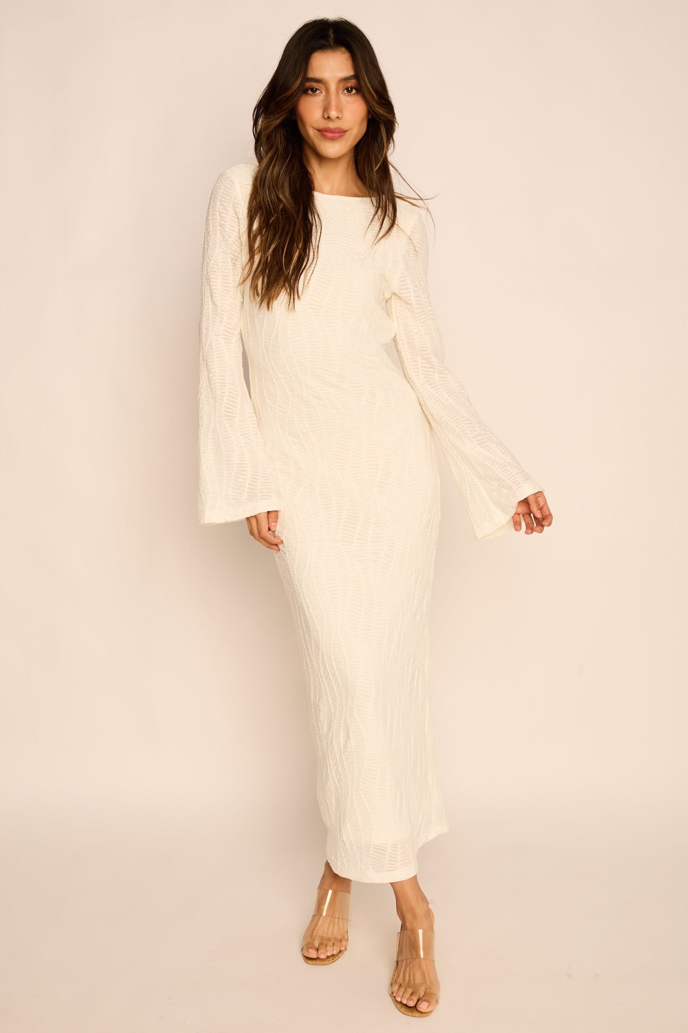 SALE - Megan Texture Knit Sweater Dress