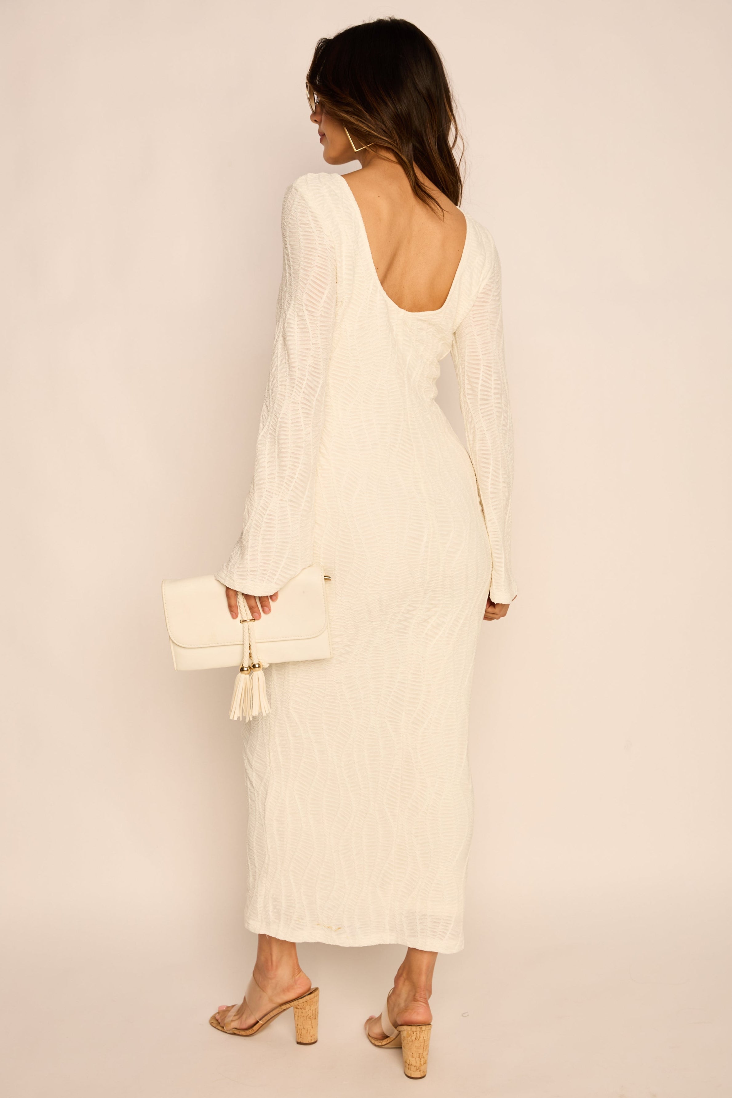 SALE - Megan Texture Knit Sweater Dress