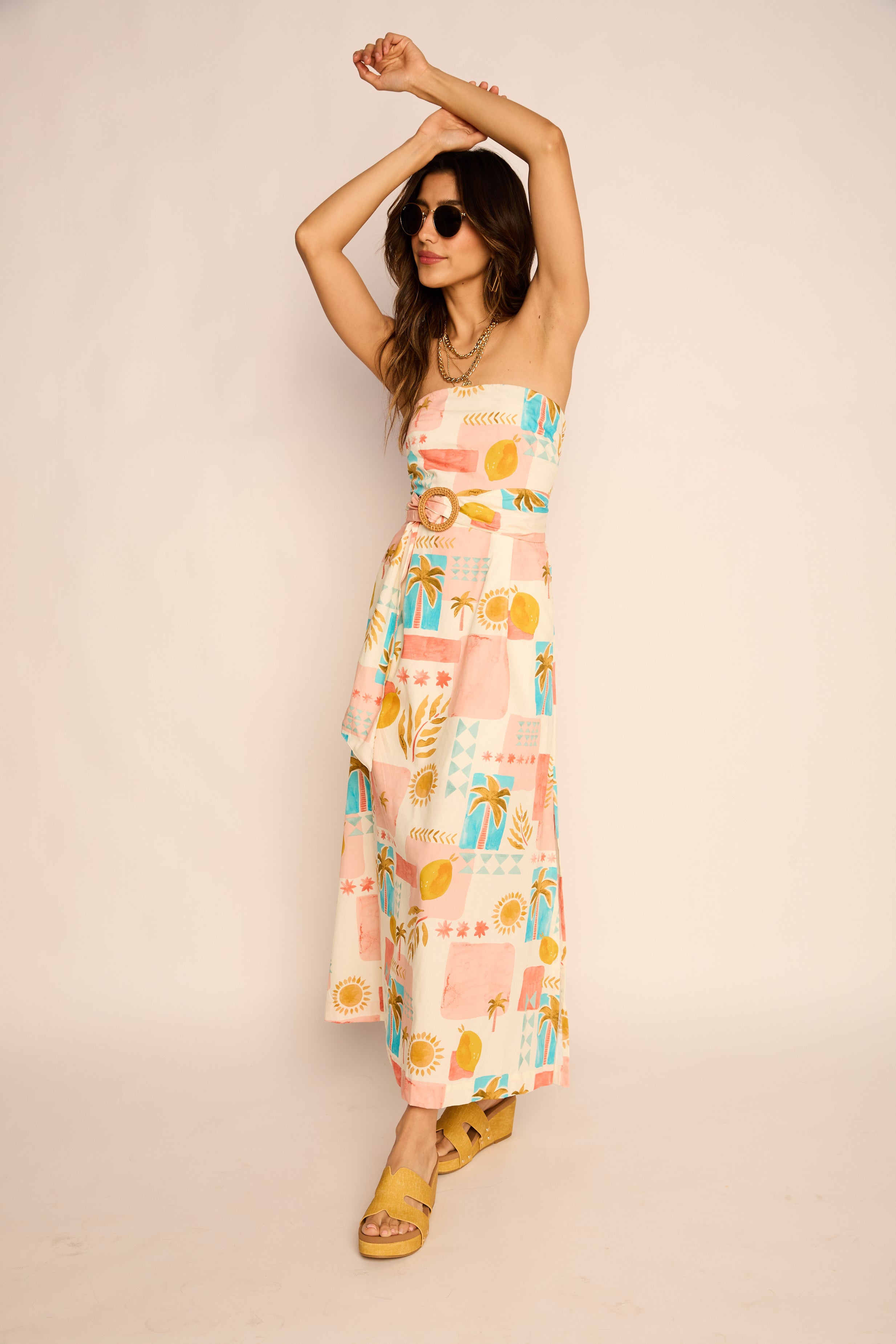 Amalfi Tube Top Maxi Dress