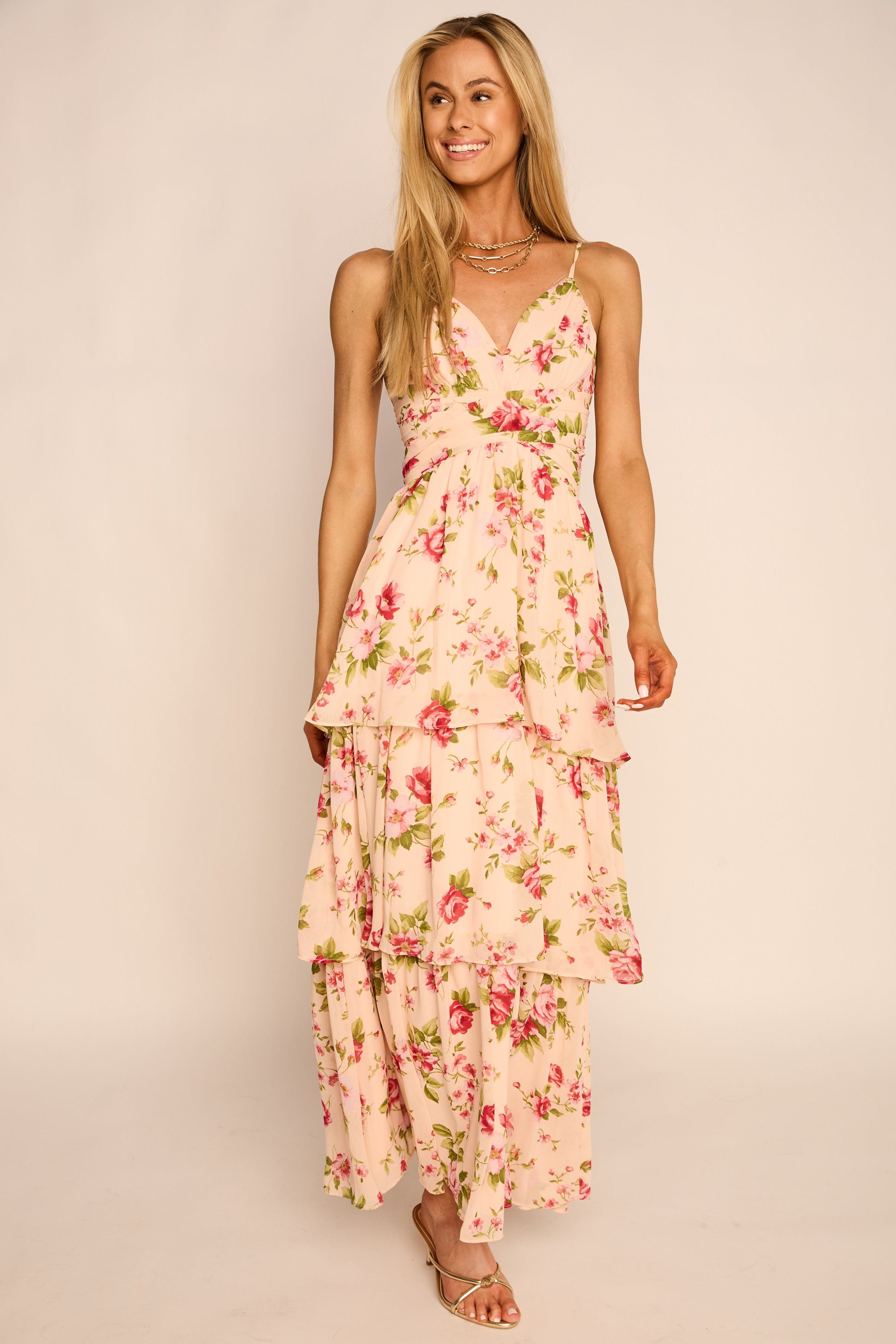 Jayda Tie Back Maxi Dress