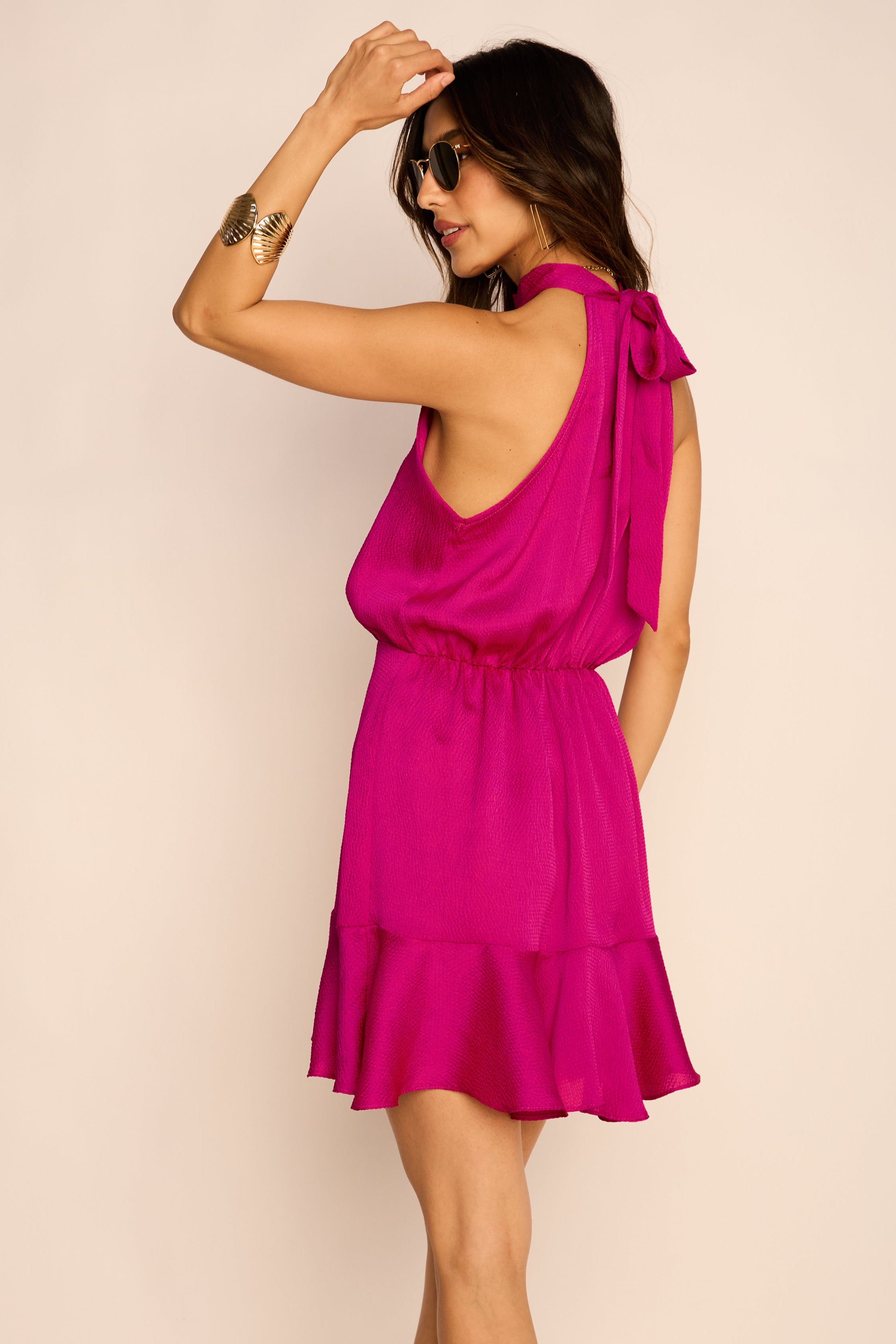 Juliette Flare Halter Dress