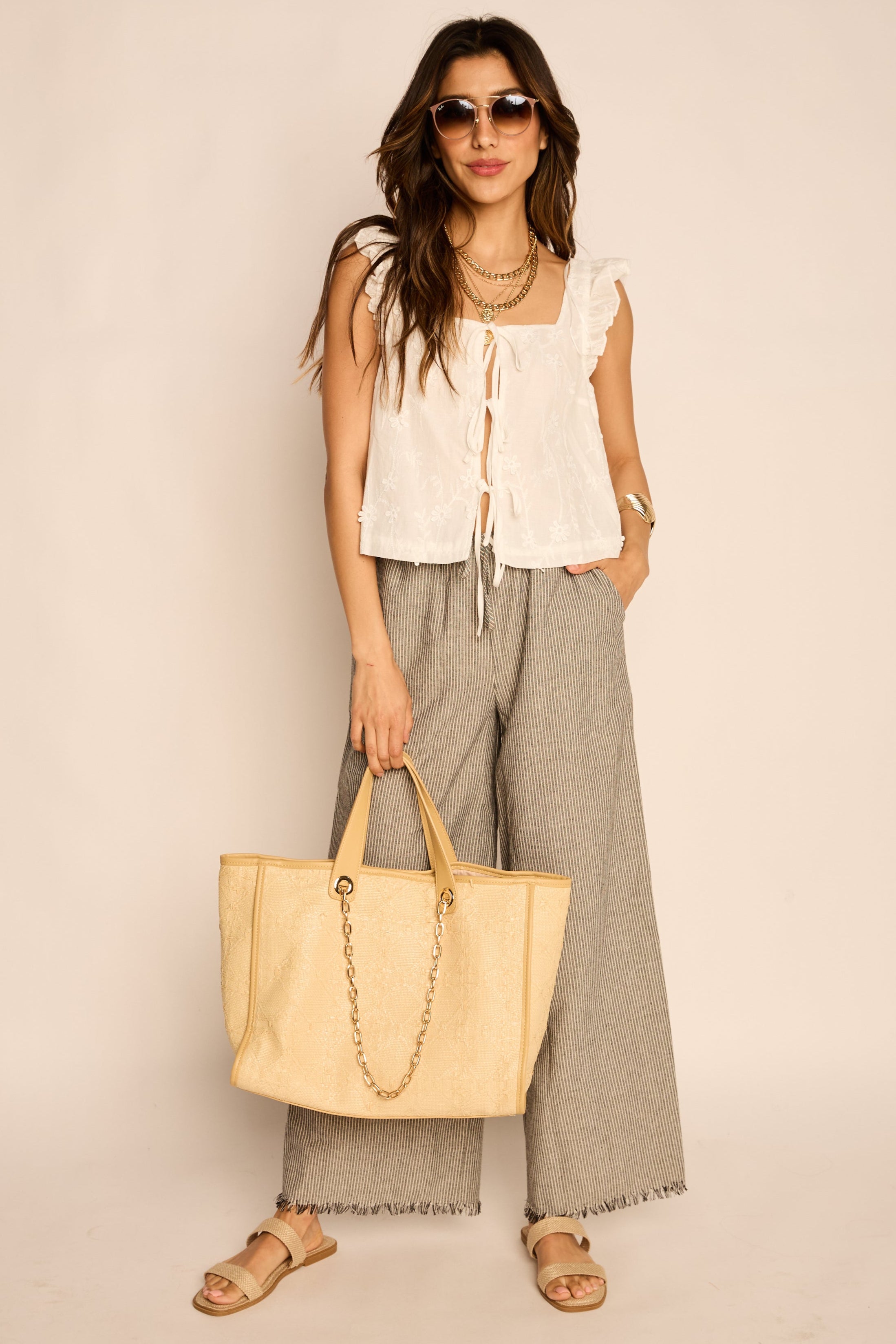 Linda Striped Pants