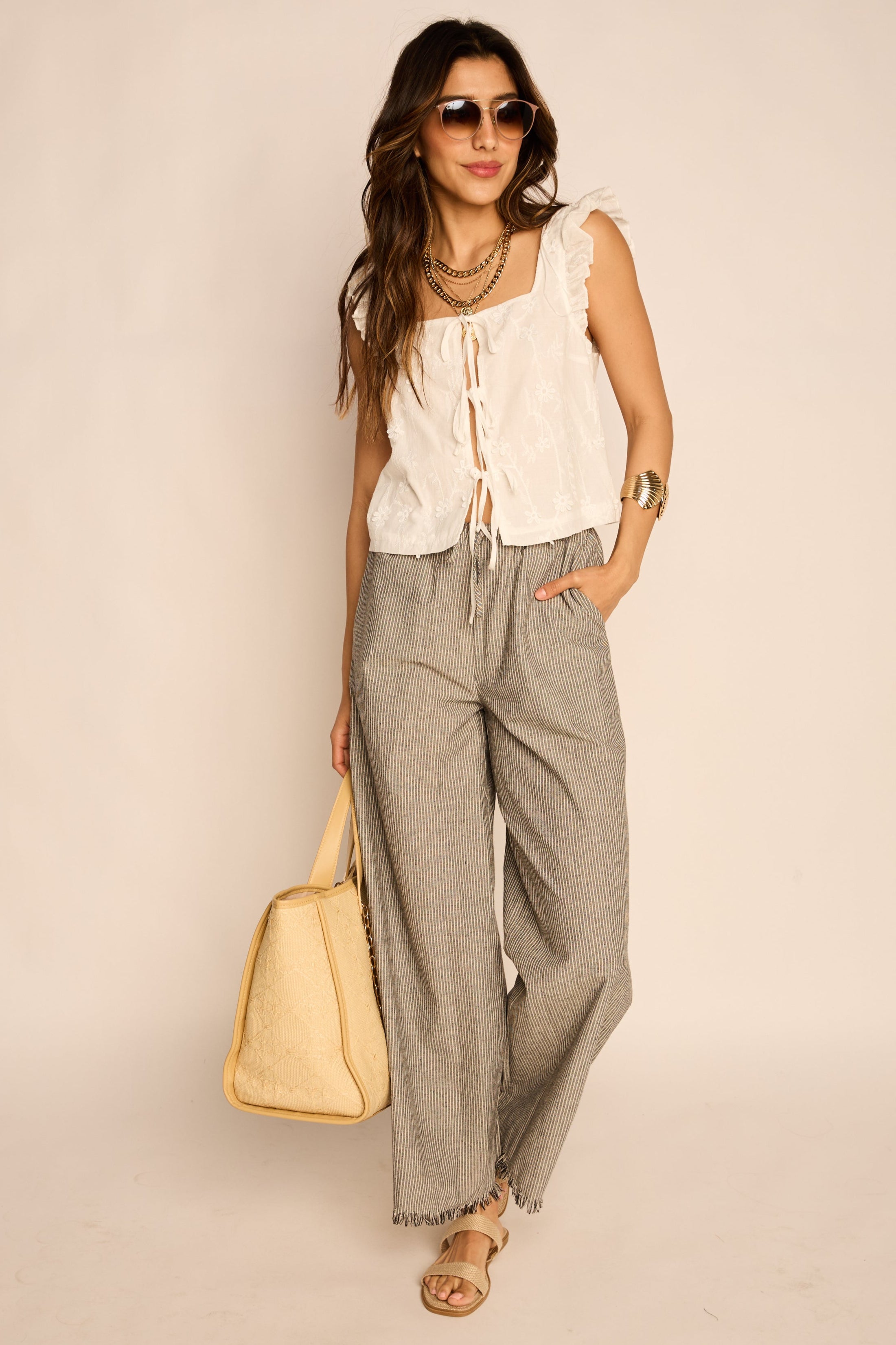 Linda Striped Pants
