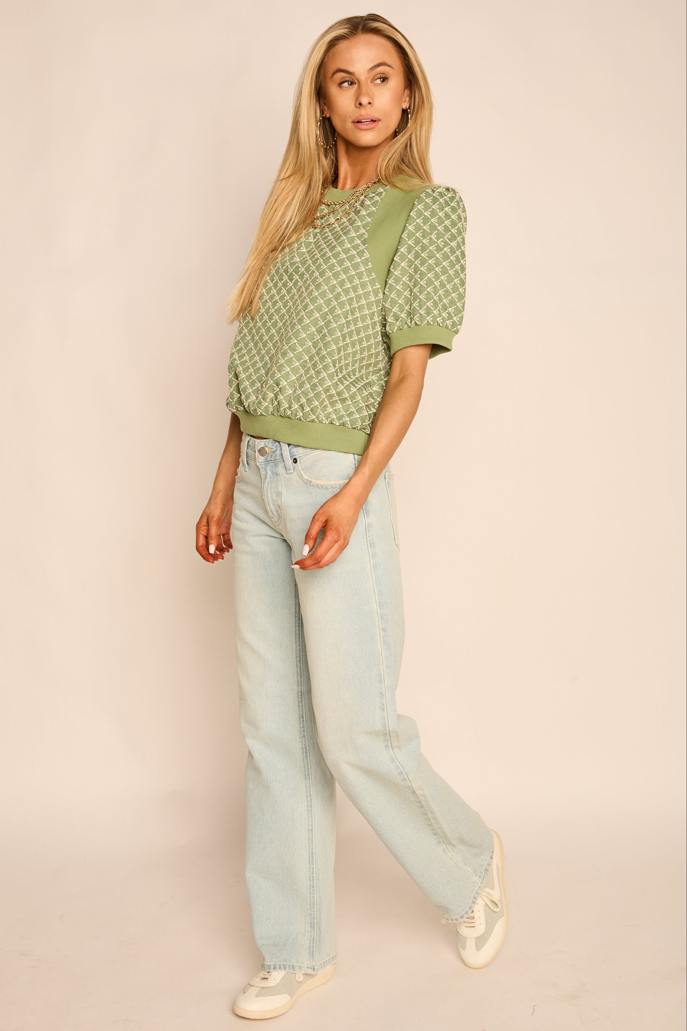 Annabelle Ribbed Knit Detailed Top