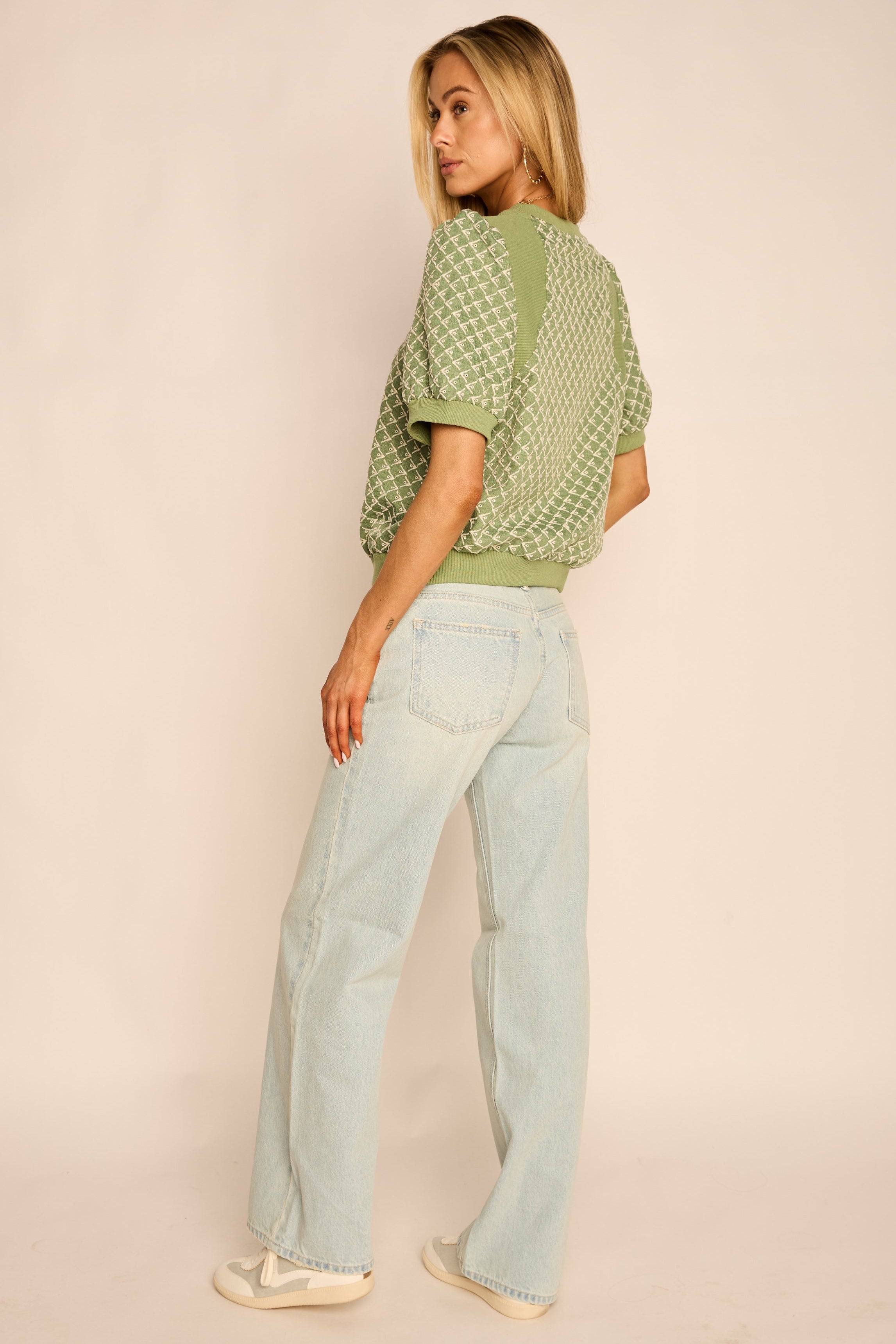 Annabelle Ribbed Knit Detailed Top