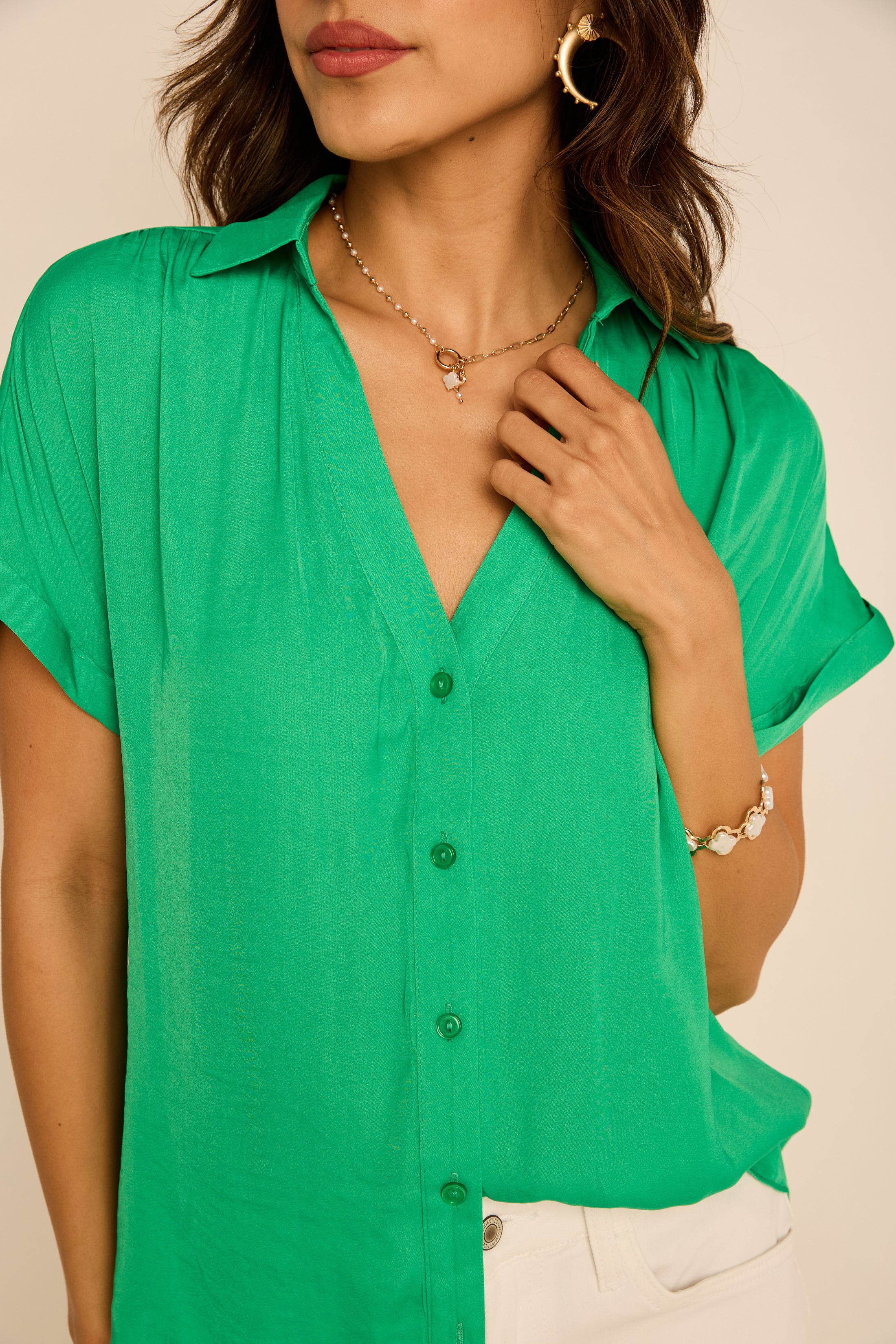 Fiona Short Sleeve Blouse