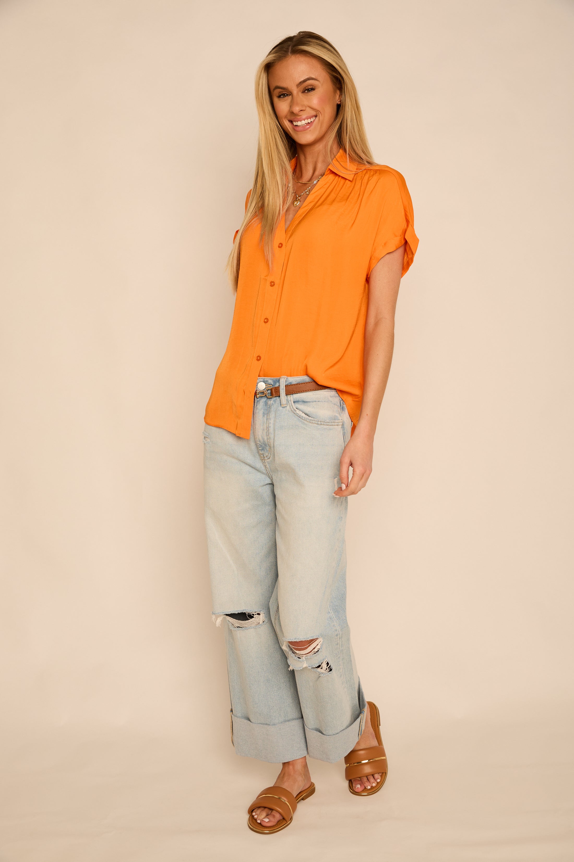 Fiona Short Sleeve Blouse