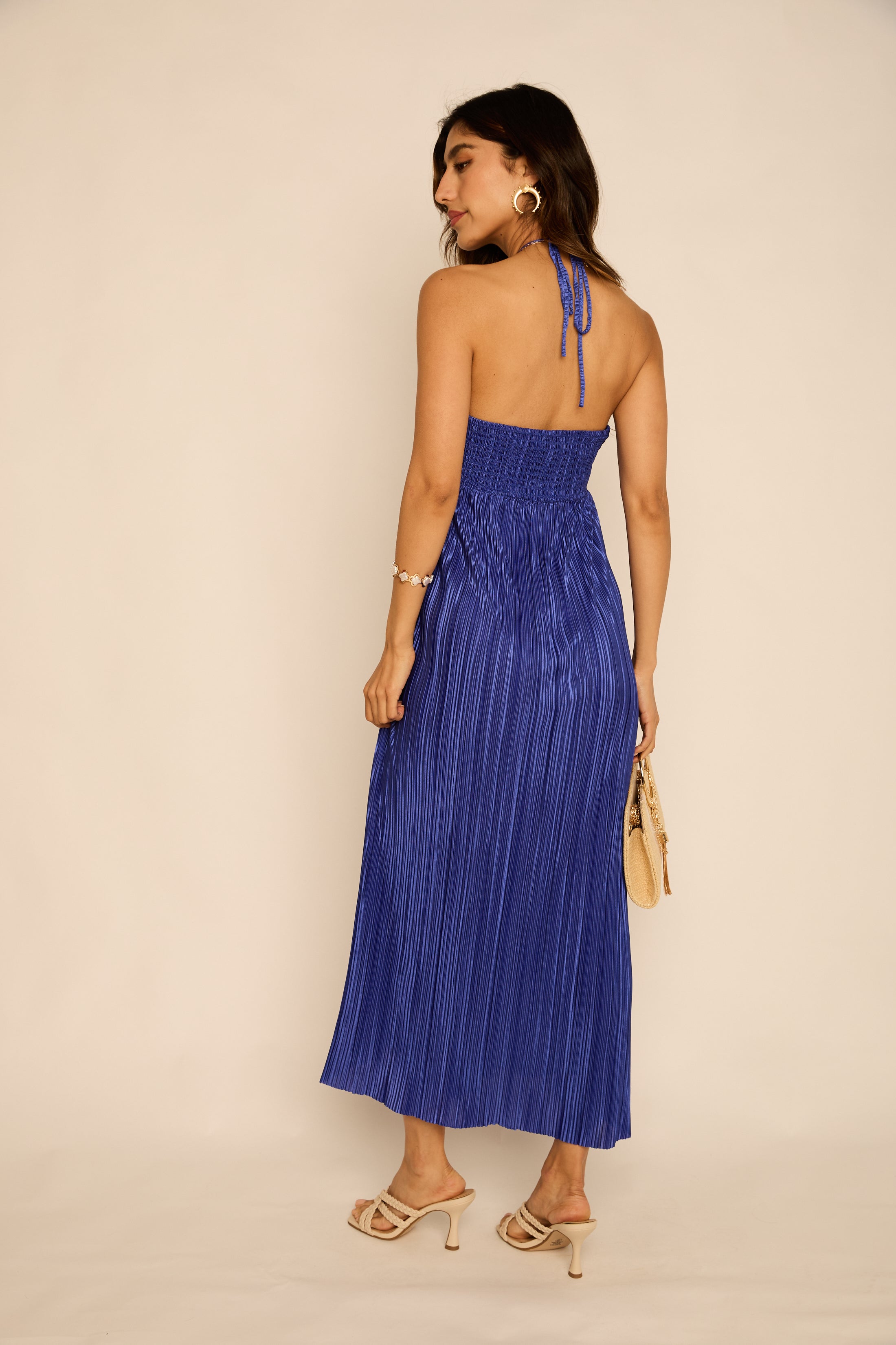 Ginny Pleated Maxi Dress