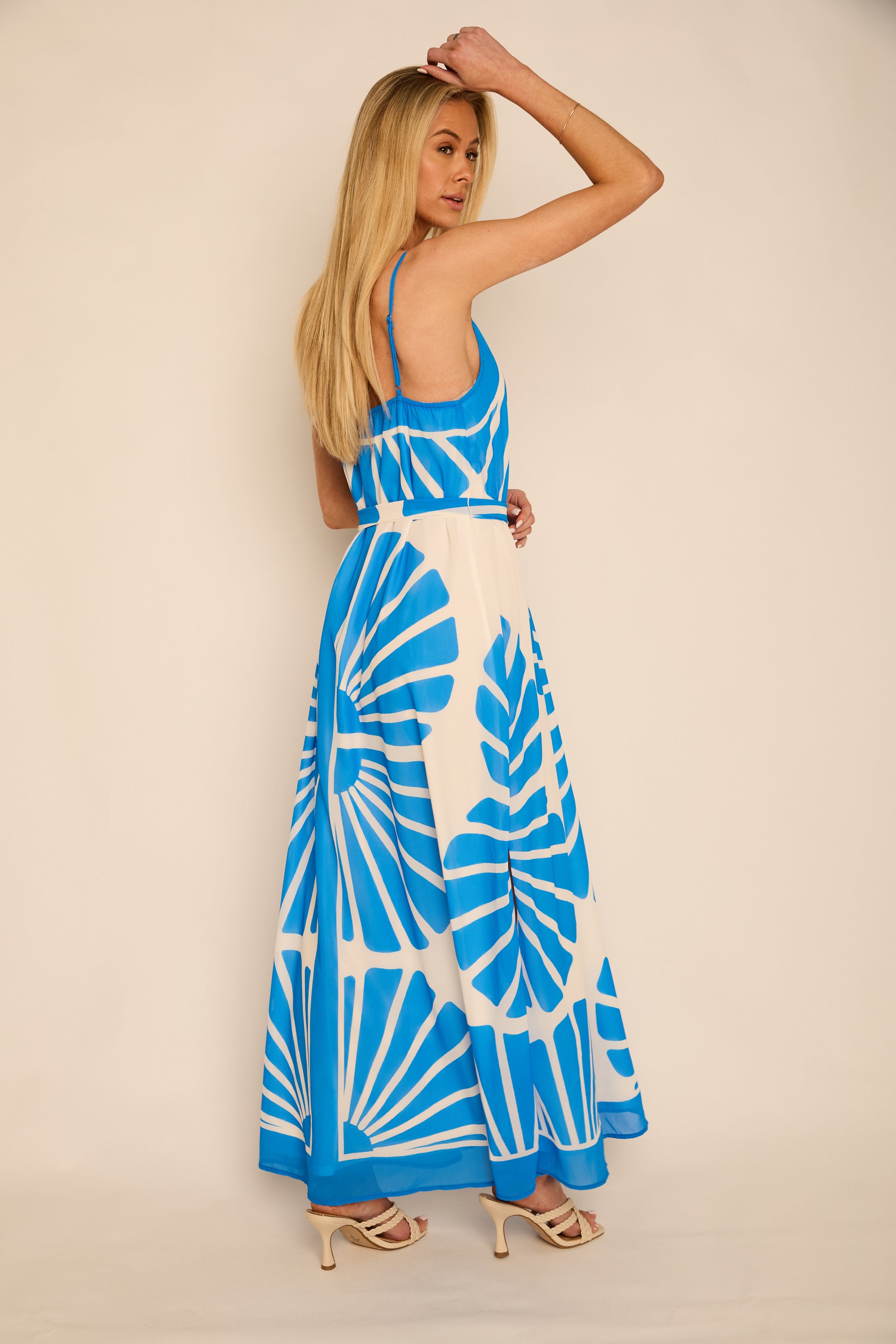 Haley Printed Tank Maxi Dress