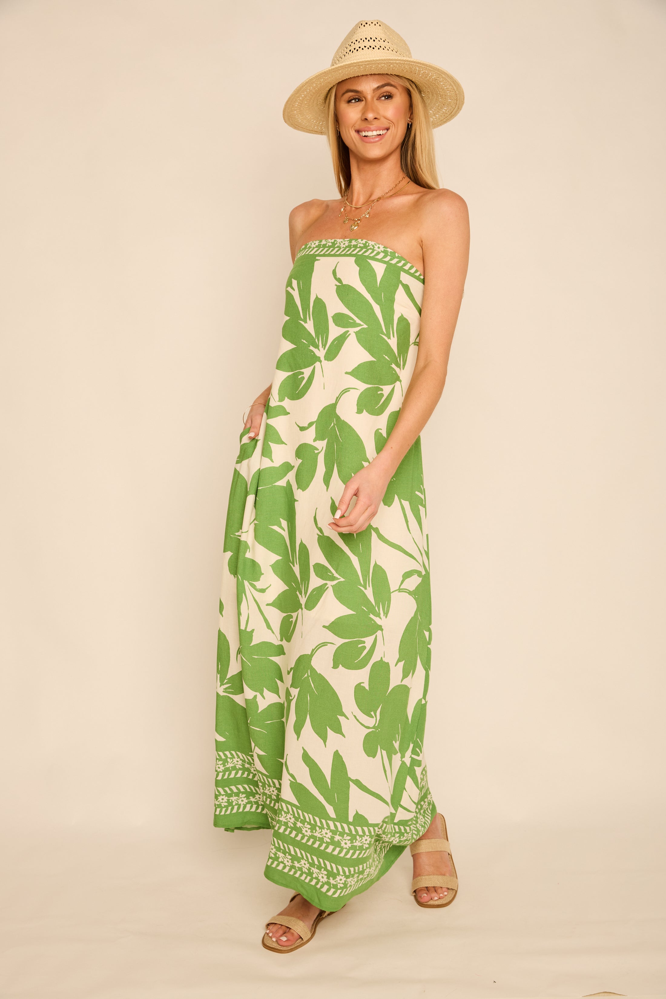 Annabelle Tropical Printed Maxi Dress