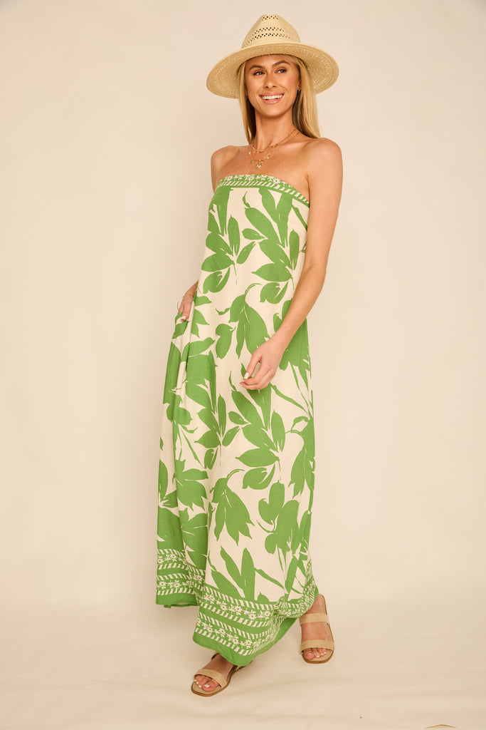 Annabelle Tropical Printed Maxi Dress