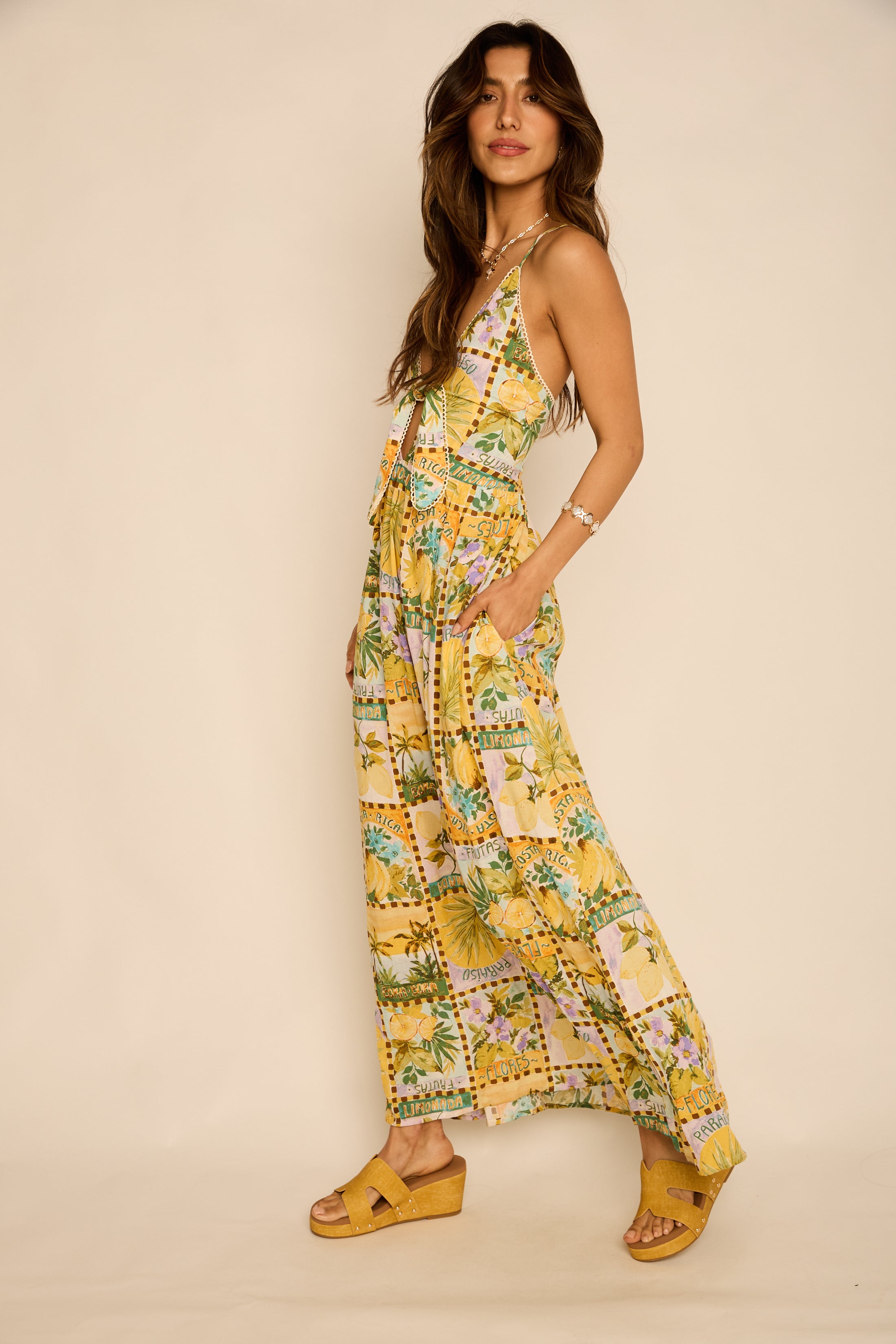Callie Tie Detail Maxi Dress