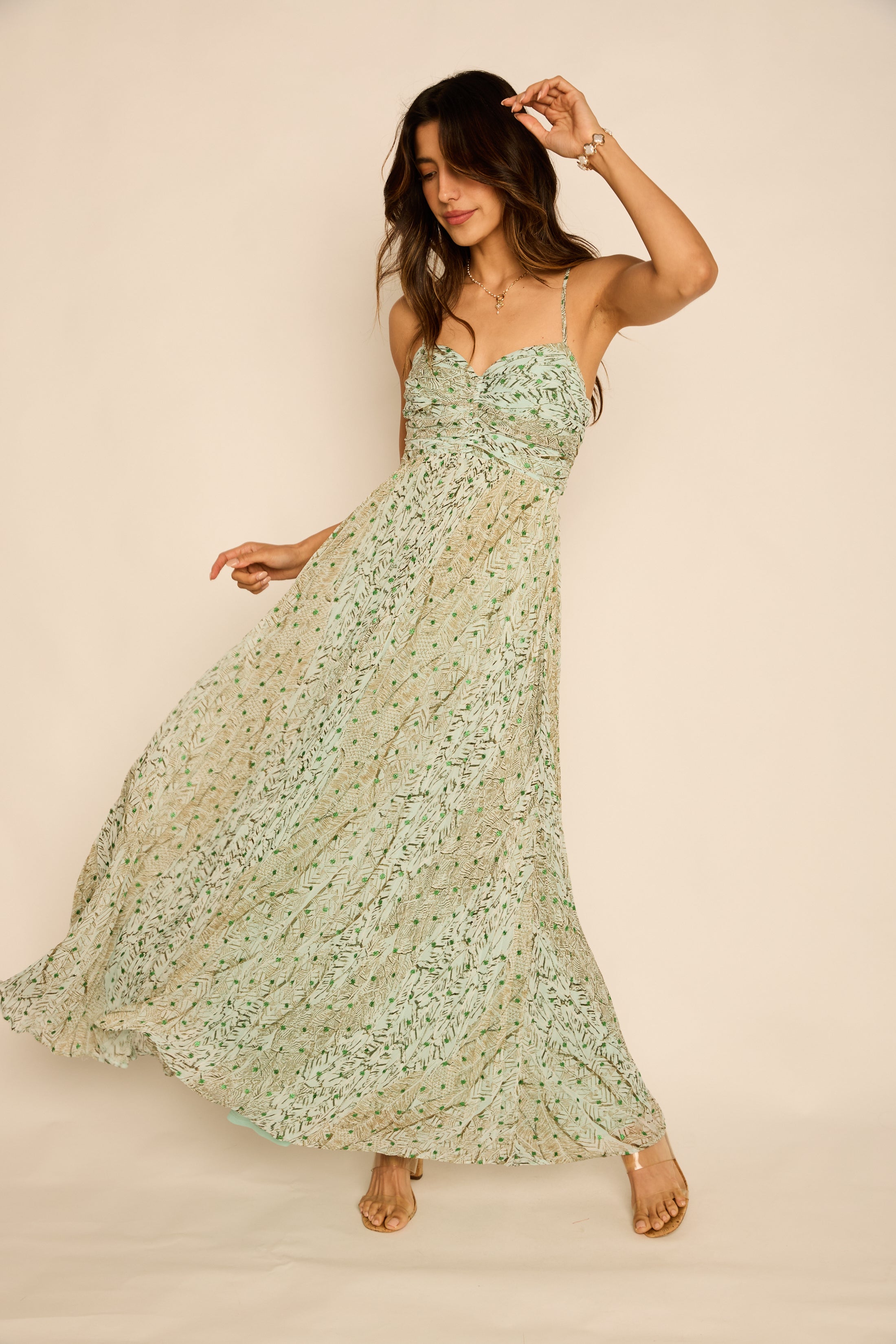 Penelope Printed Maxi Dress