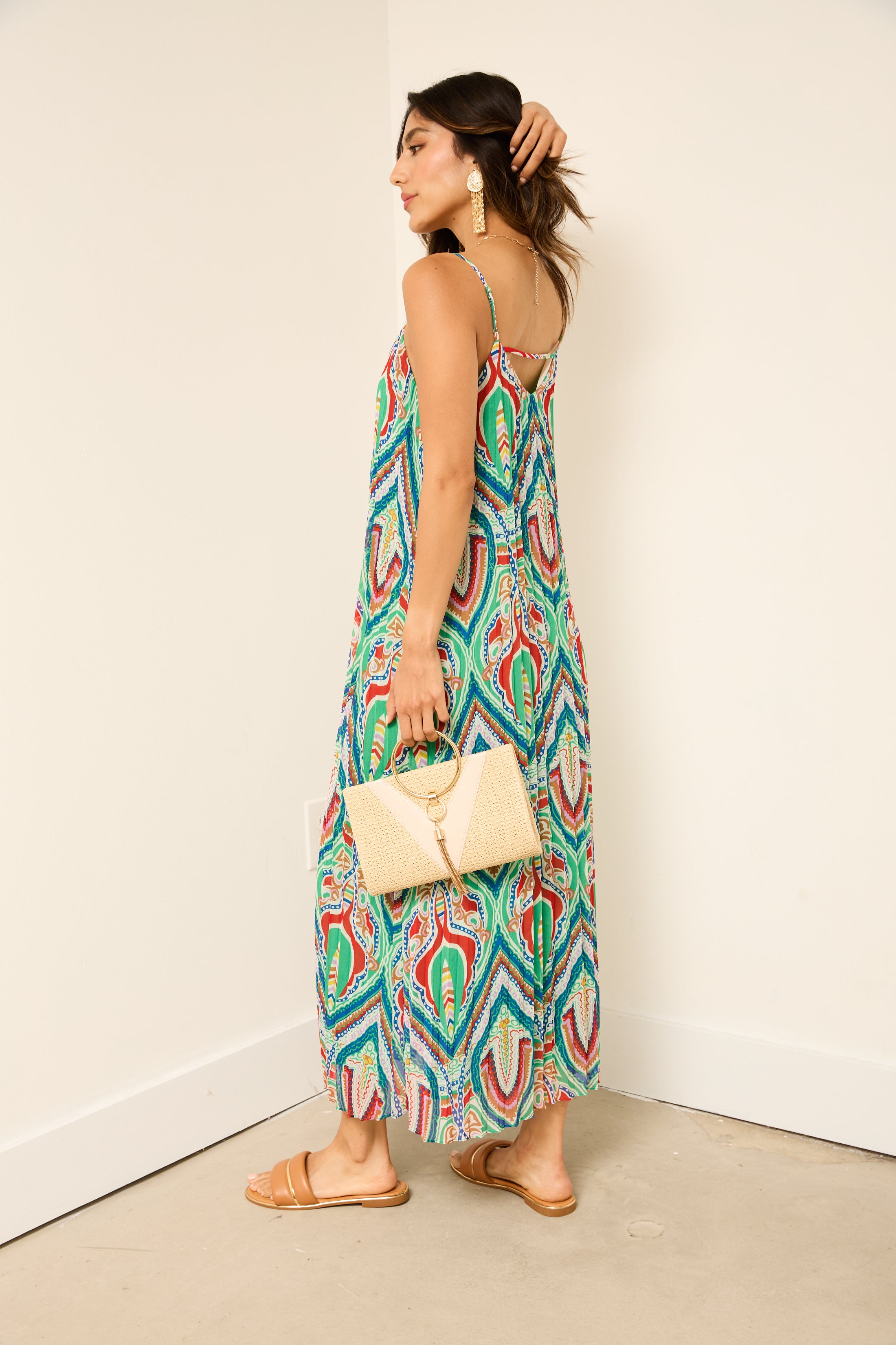 Harriet Pattern Slip Dress