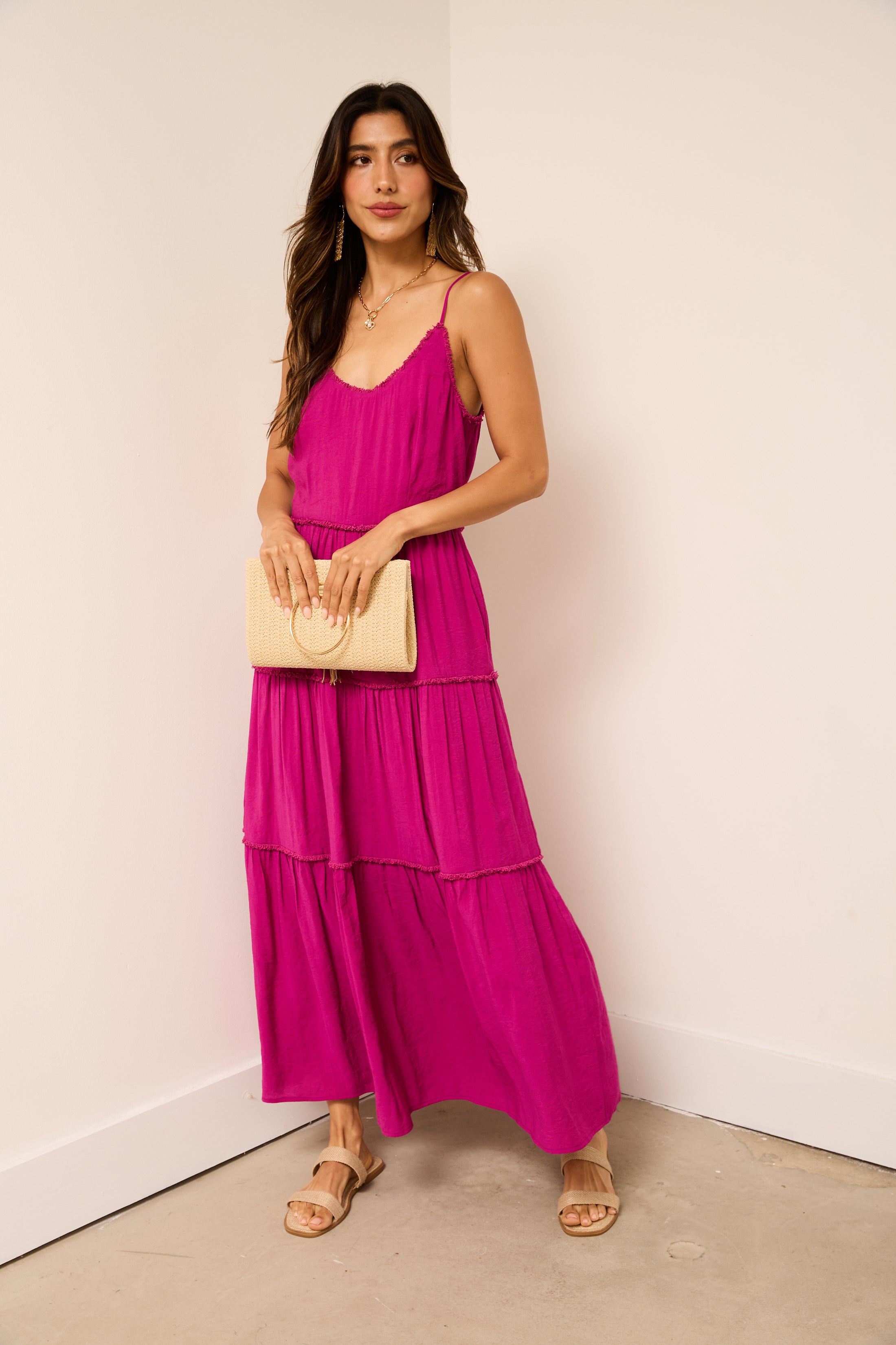 Mira Tiered Maxi Dress