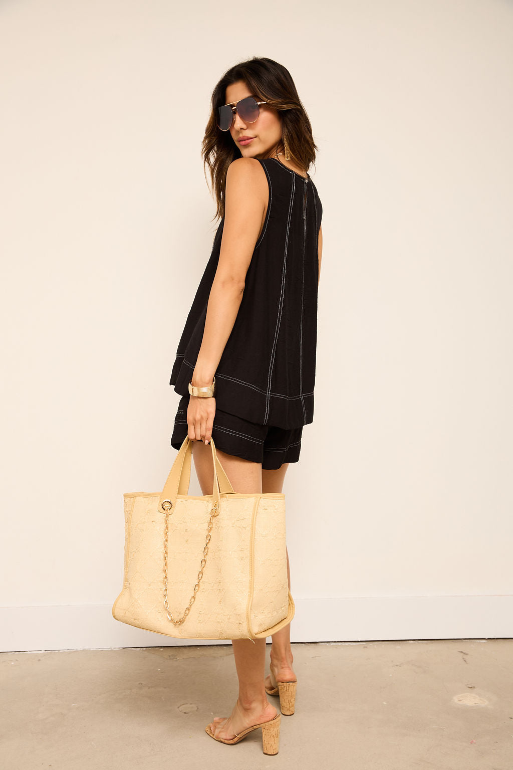 Ella Exposed Stitch Tank