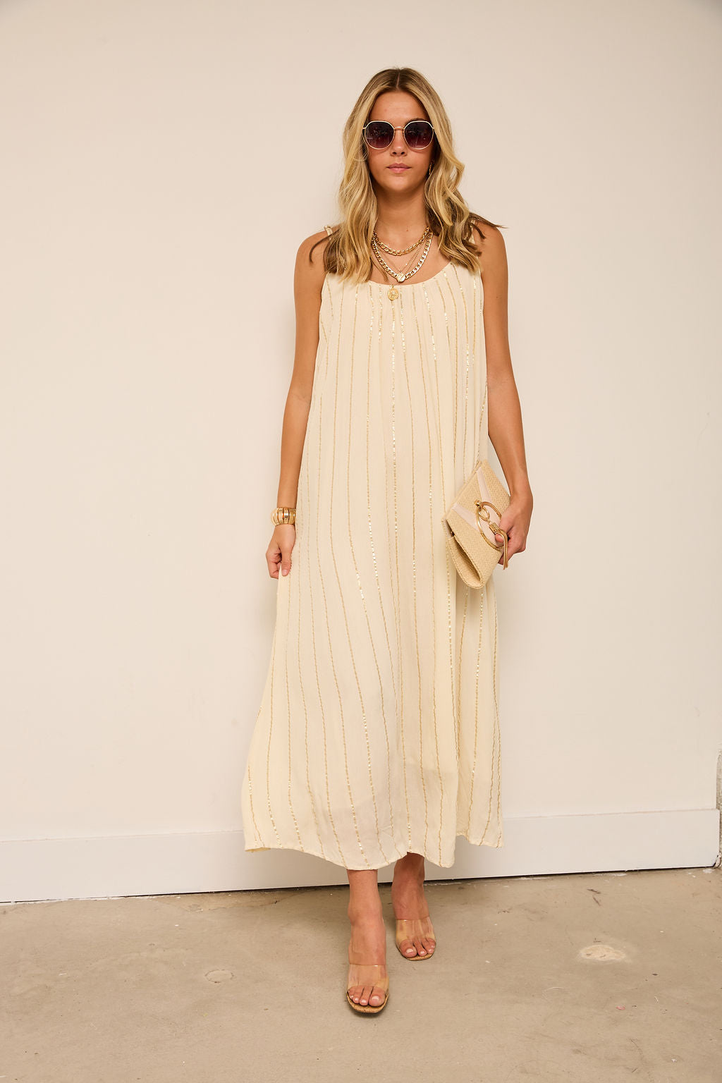 Kit Striped Maxi Dress