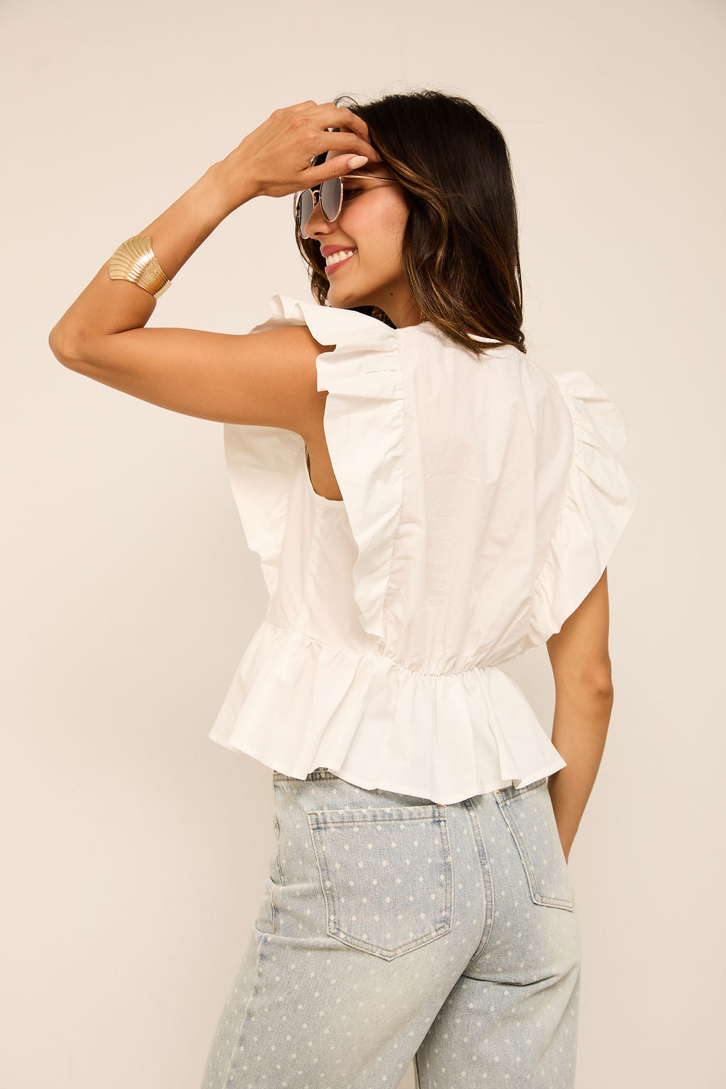 Tess Lace Tie Top