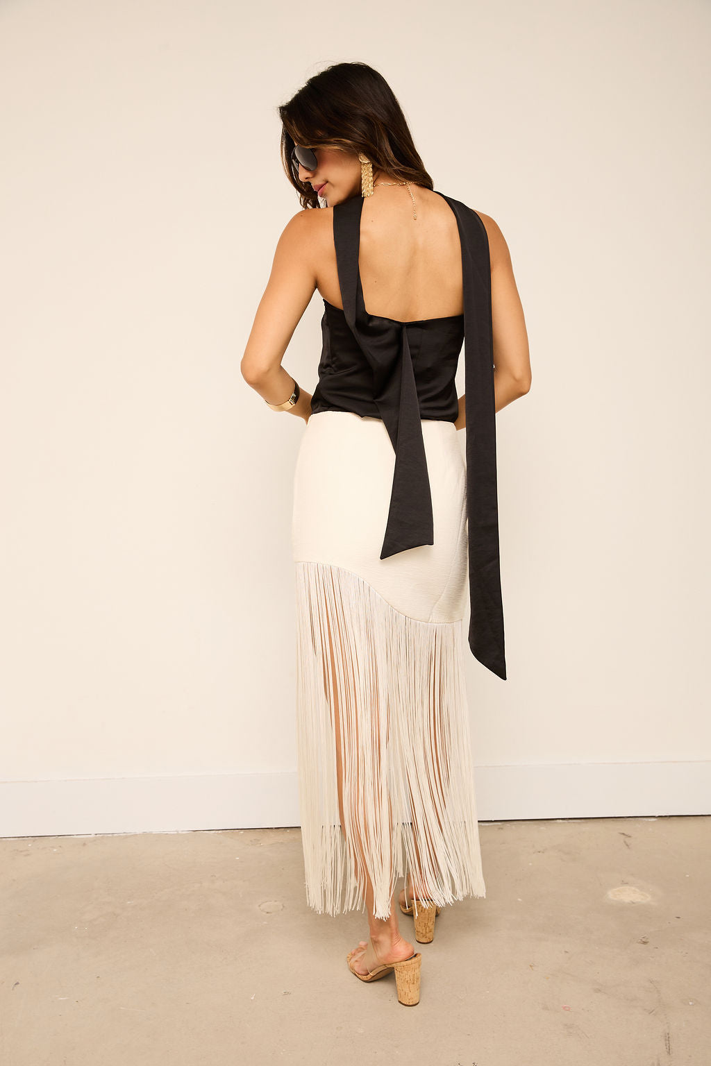 Leland Fringe Skirt