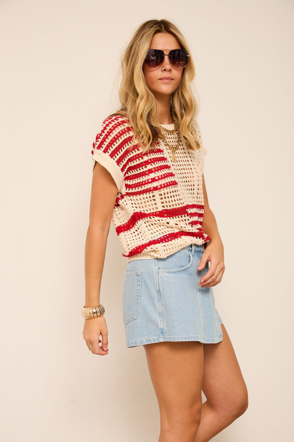 Conner Denim Mini Skirt