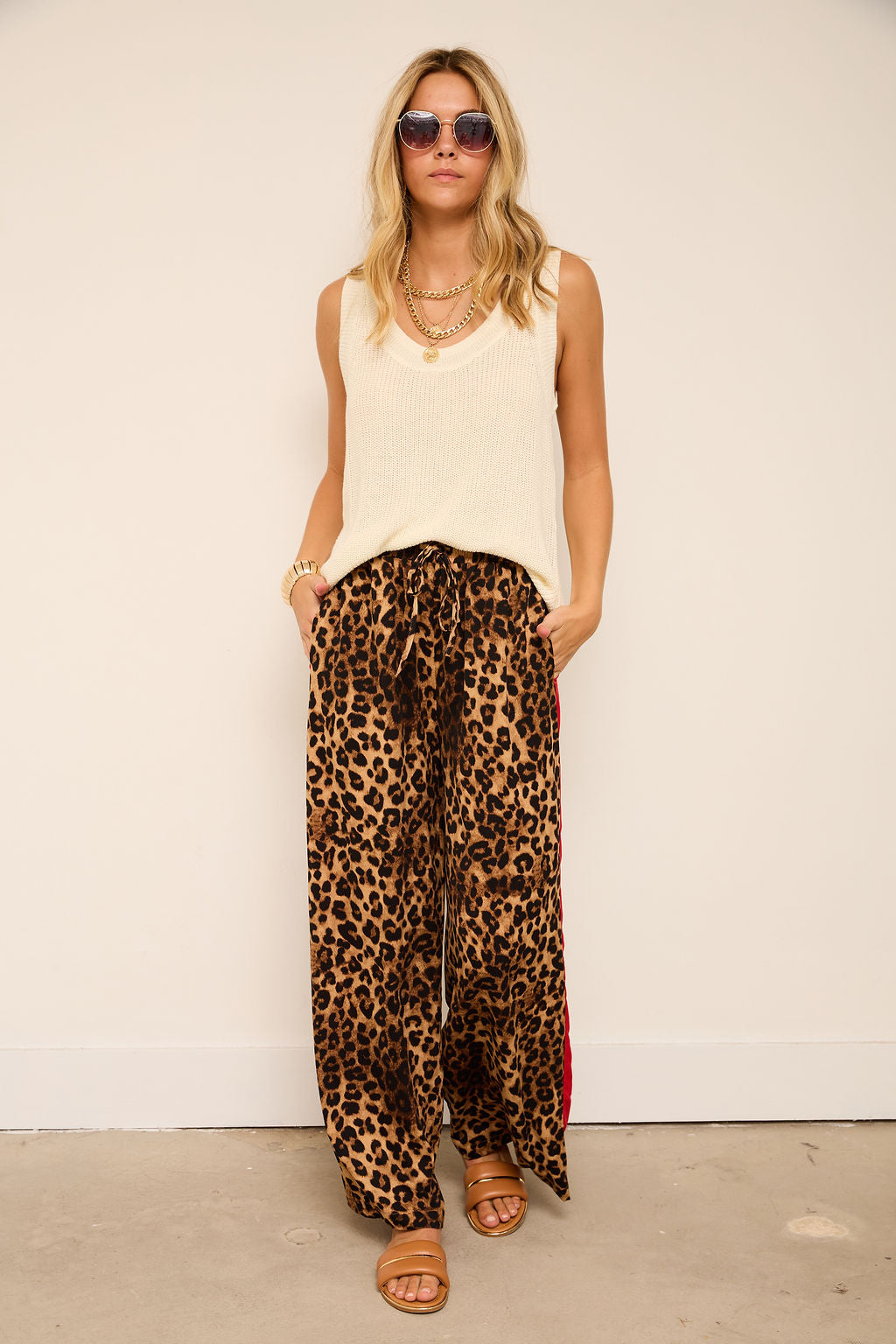 Cece Linen Sweater Tank Top