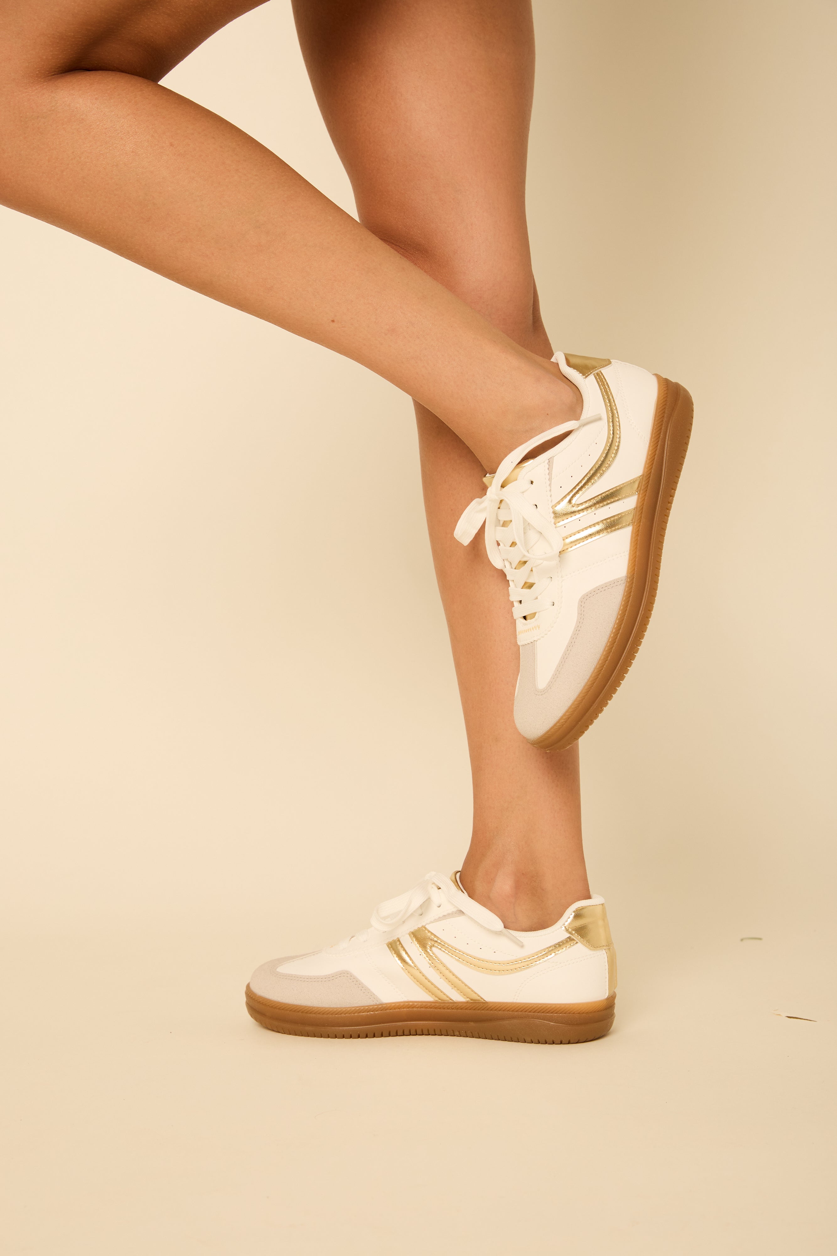 Cynthia Metallic Accent Sneaker