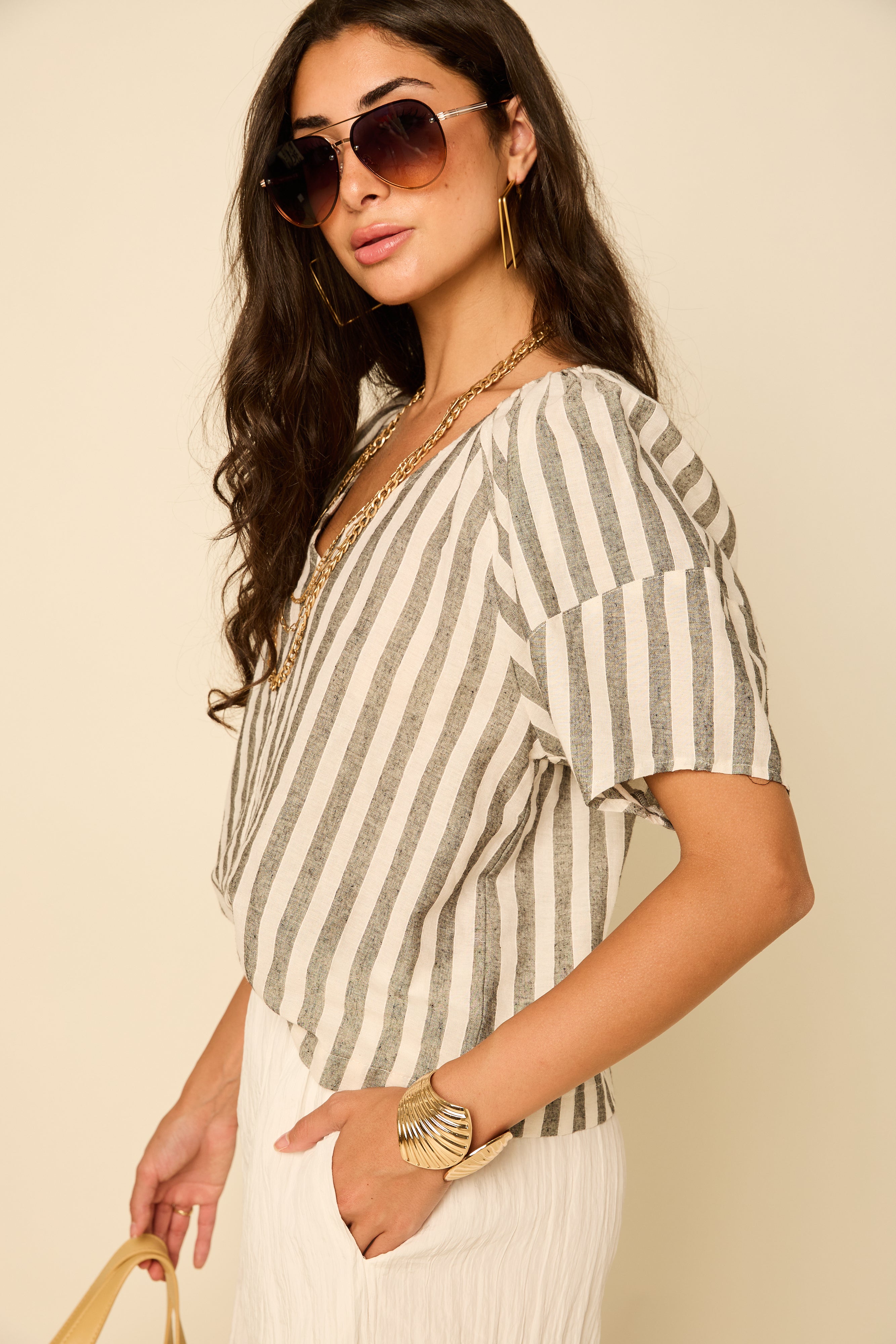 Georgia Striped Top